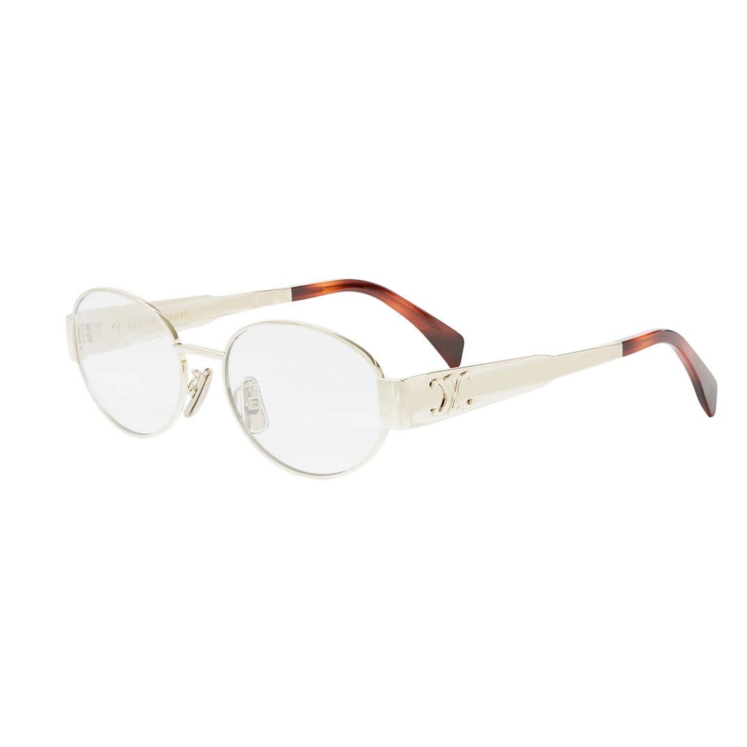 Shop Celine Glasses In Oro