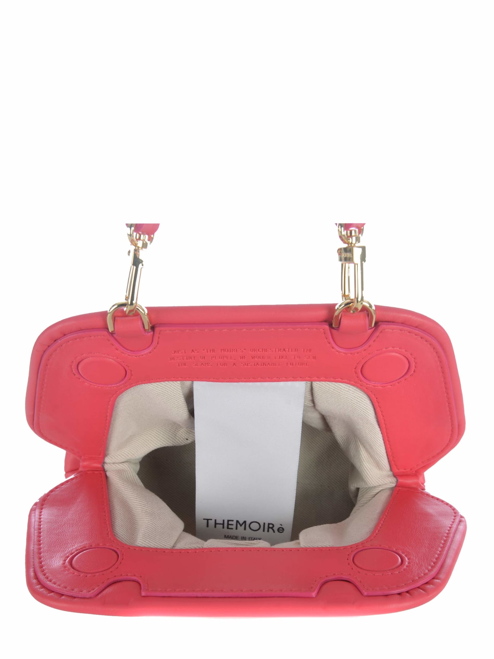 Shop Themoirè Bag Themoiré Gea In Faux Leather In Rospberry