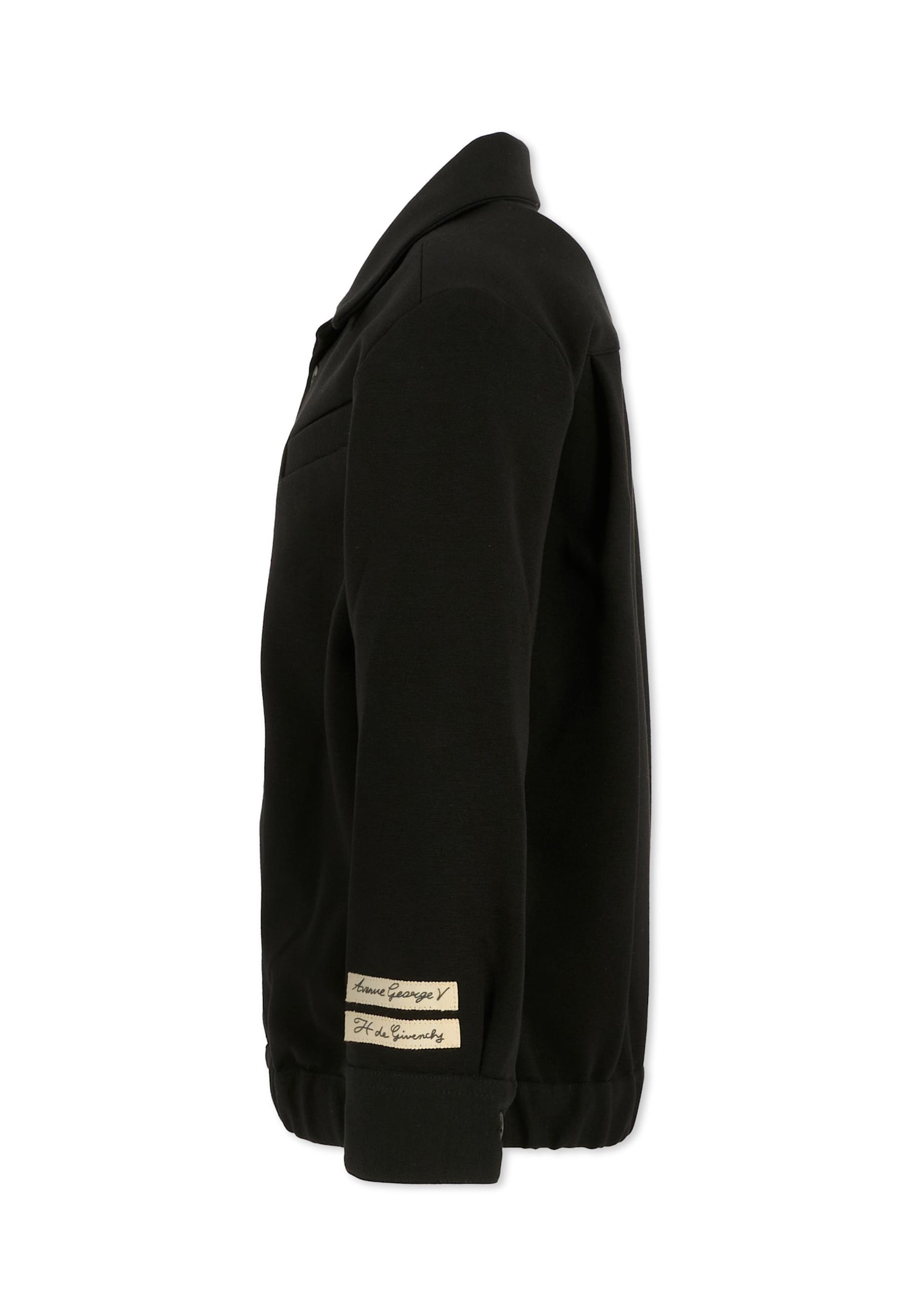 Givenchy Black Jacket For Boy With Patch In Black