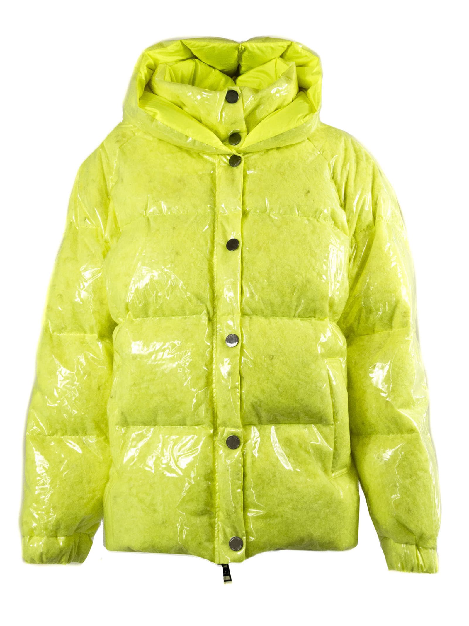 Goose Tech Down Jacket In Fluorescent Yellow | Coshio Online Shop