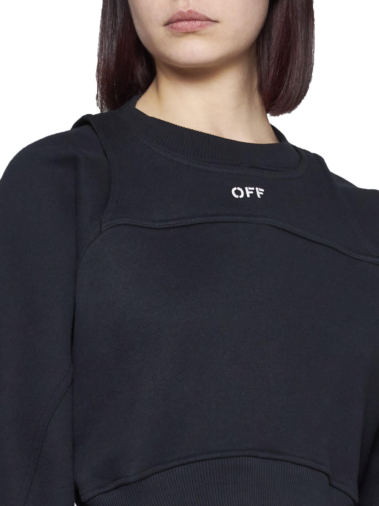 Shop Off-white Sweater In Black