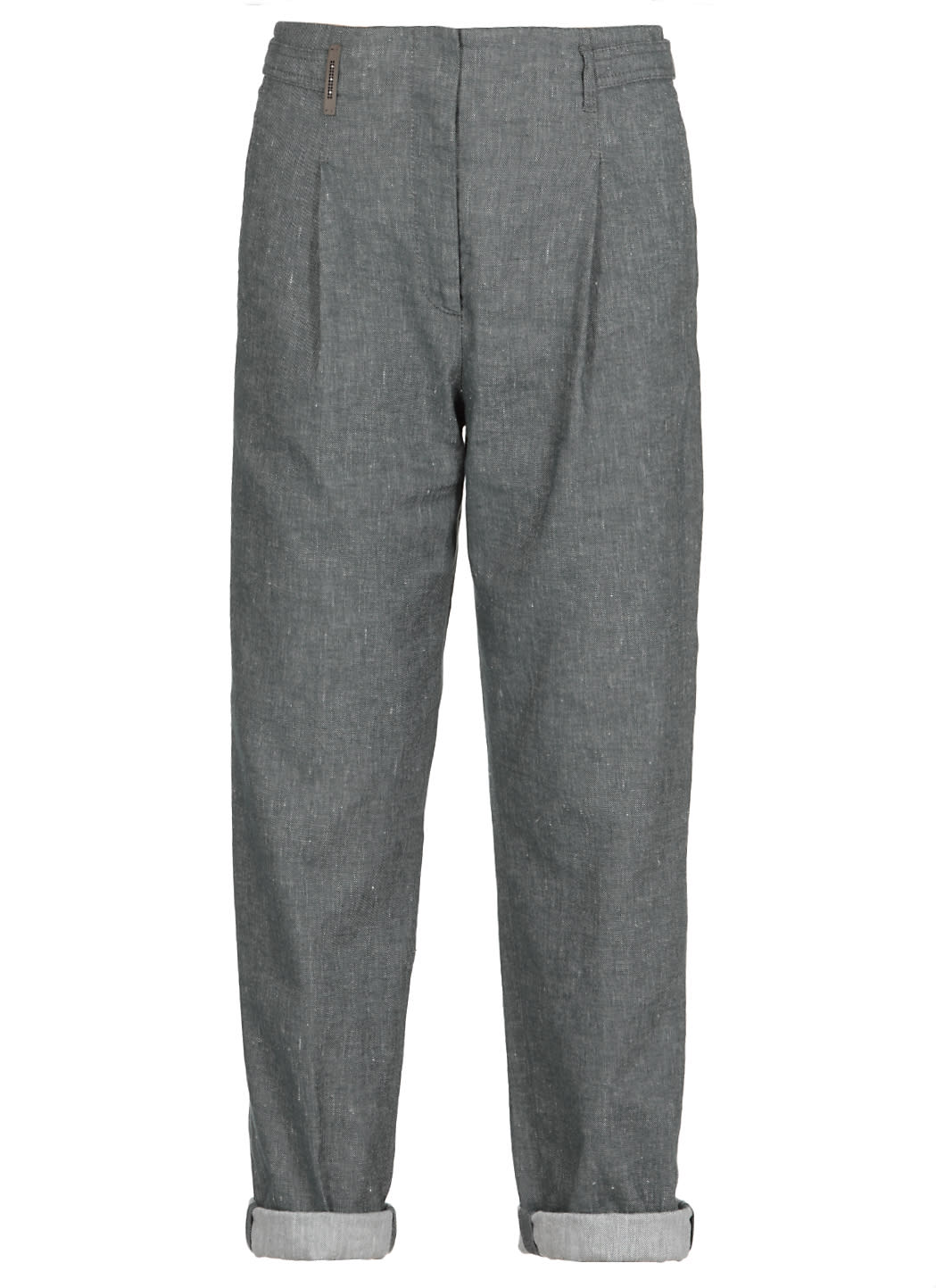 Peserico Linen And Cotton Blend Pants