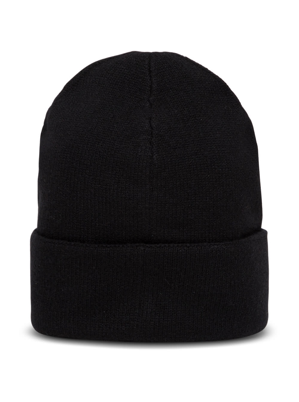 Shop Alexander Mcqueen Black Wool And Cashmere Hat With Logo