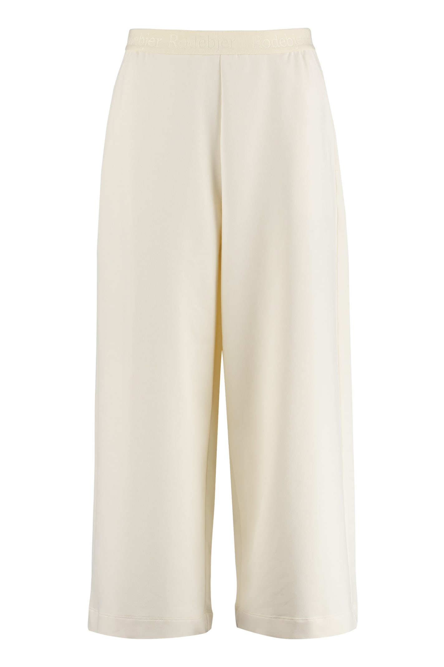 Rodebjer Roma Wide Leg Trousers In Panna