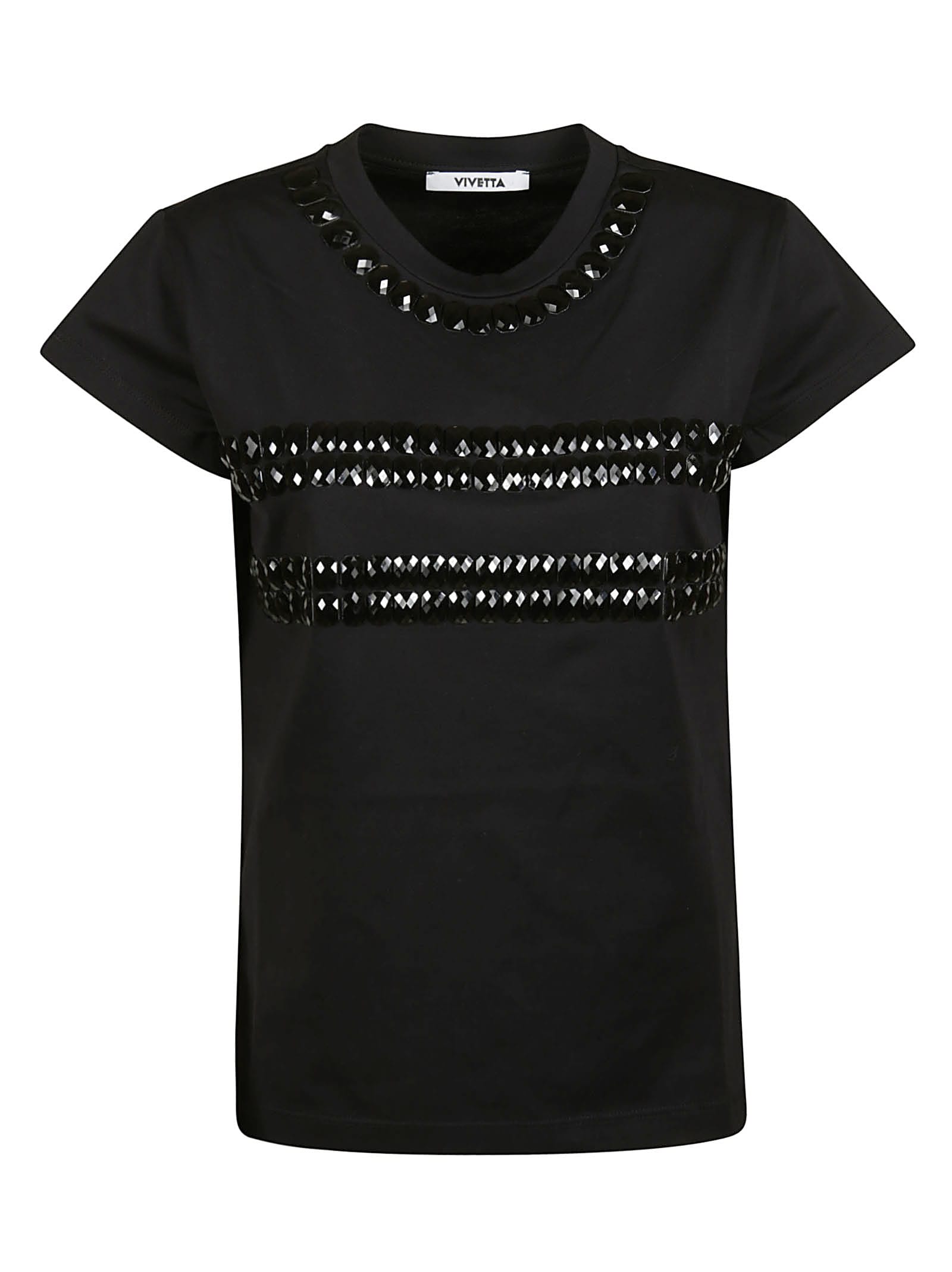 Vivetta Crystal-embellished T-shirt