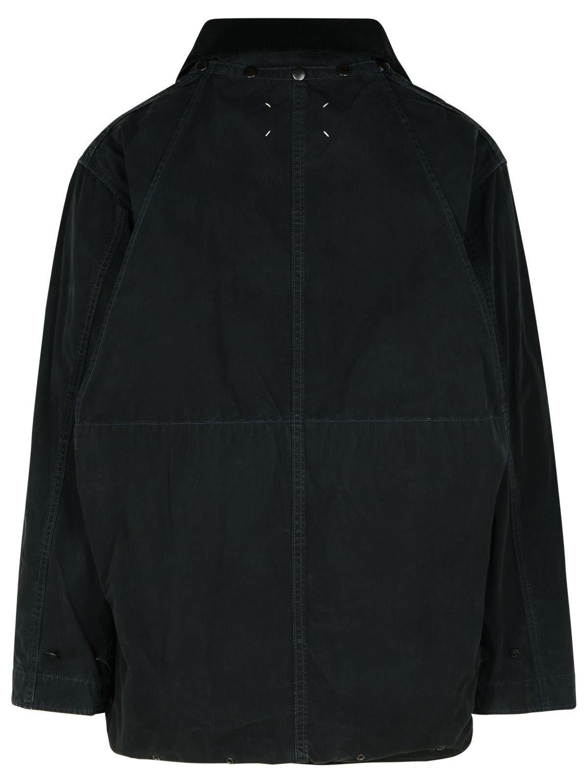 Shop Maison Margiela Wax Jacket In Black