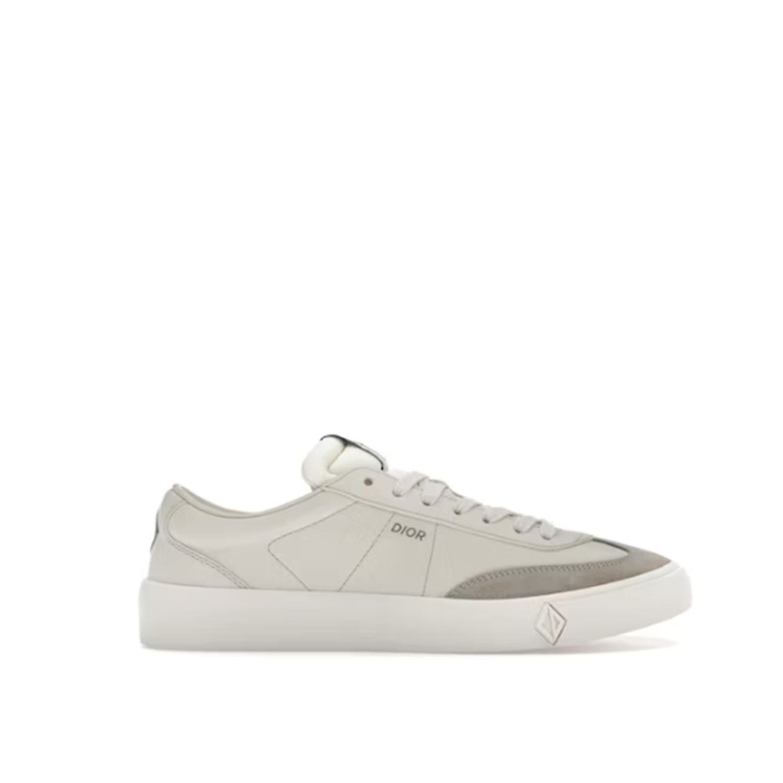 Shop Dior B101 Leather Sneakers In Gray