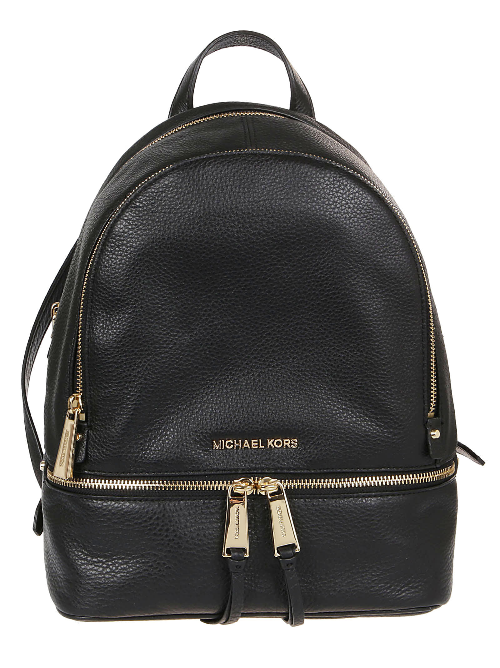 Michael Kors Medium Rhea Backpack In Black