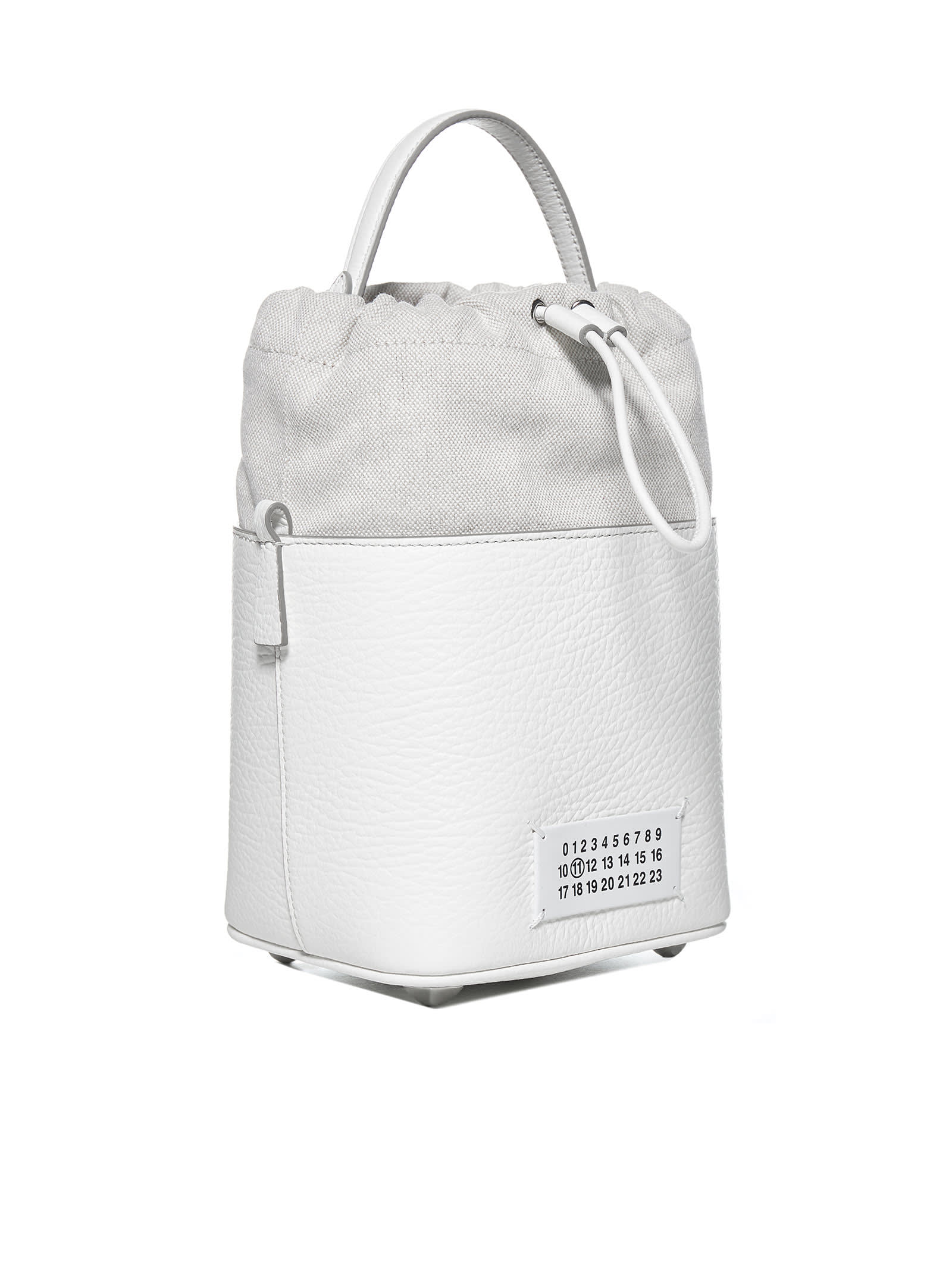 Shop Maison Margiela Shoulder Bag In White