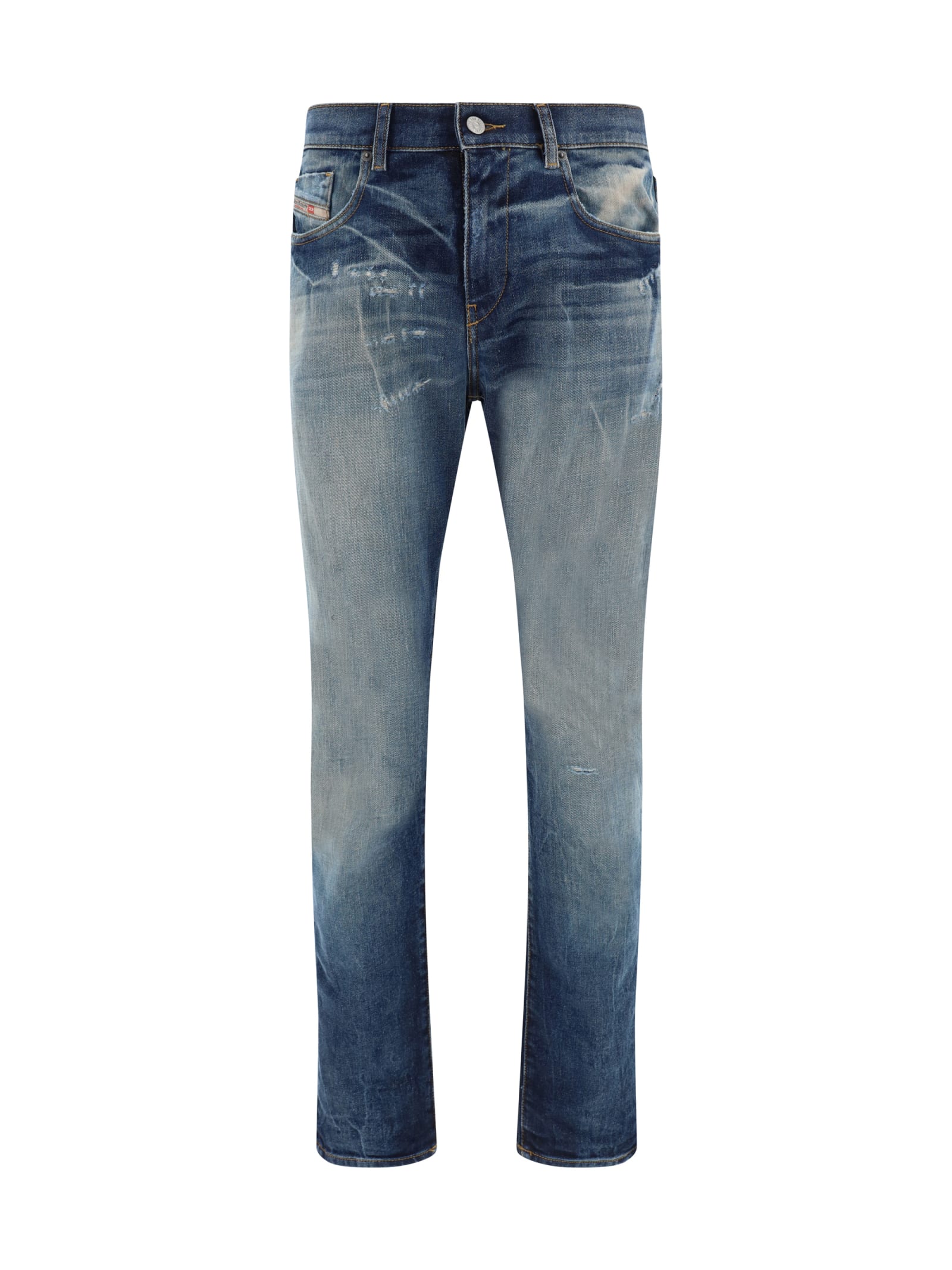 Shop Diesel D-strukt Jeans In 01