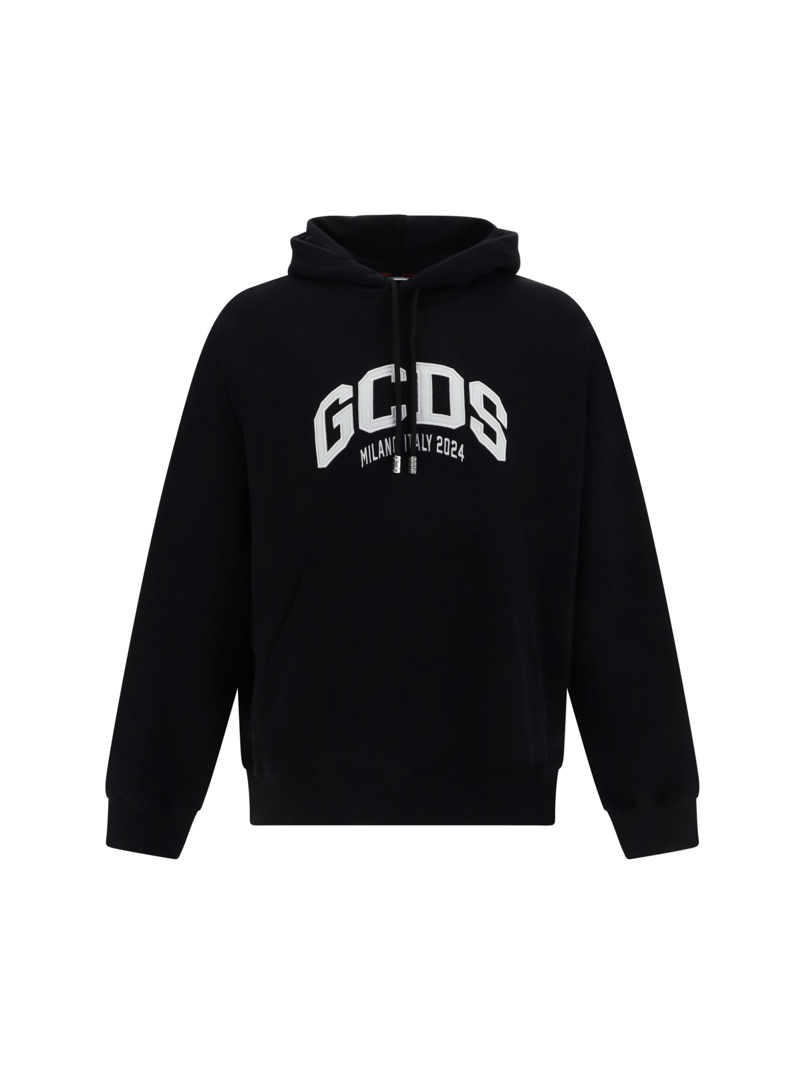 Shop Gcds Hoodie In Black