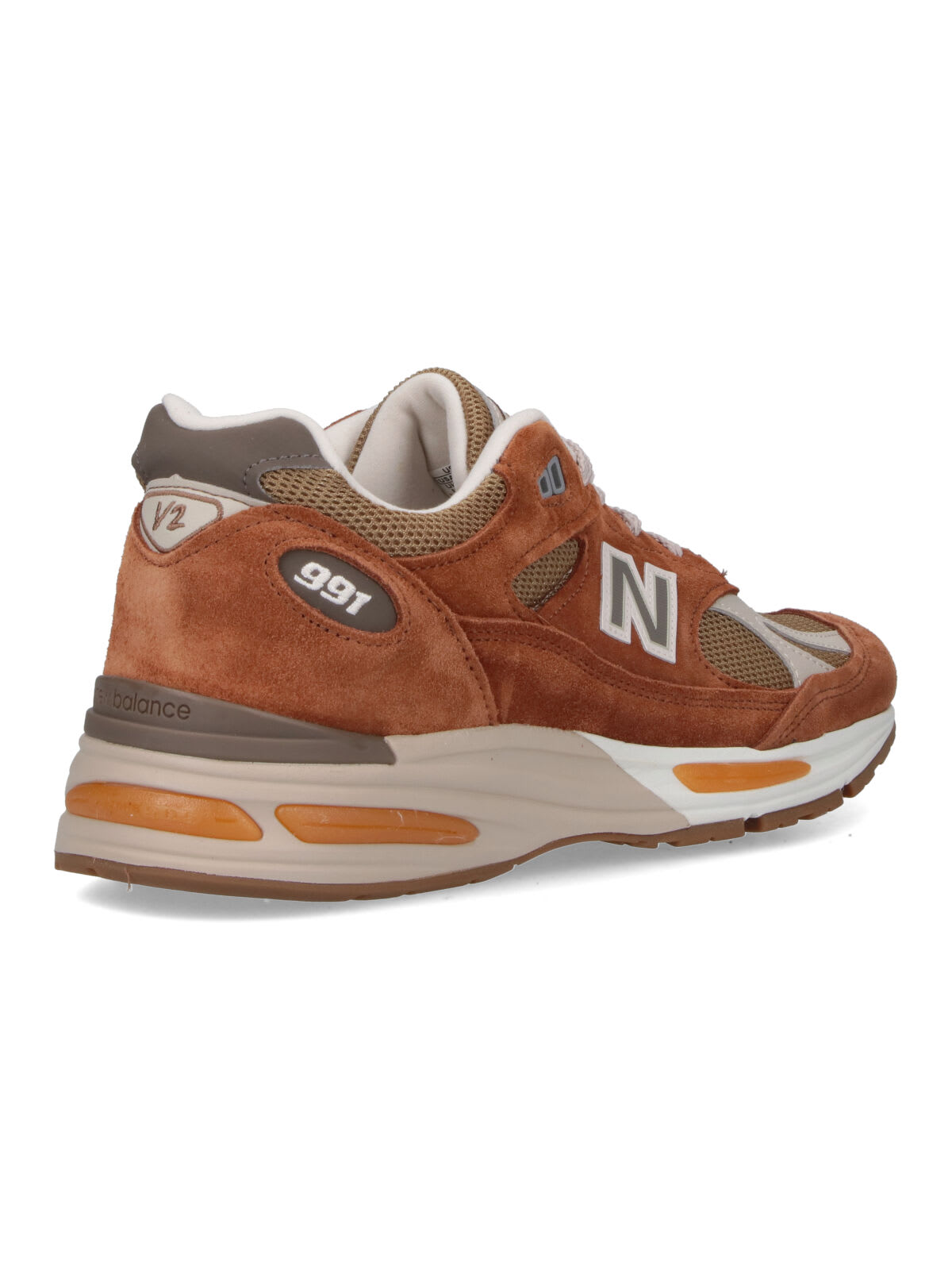 New Balance Made In Uk 991v2 Suede Sneakers In Brown