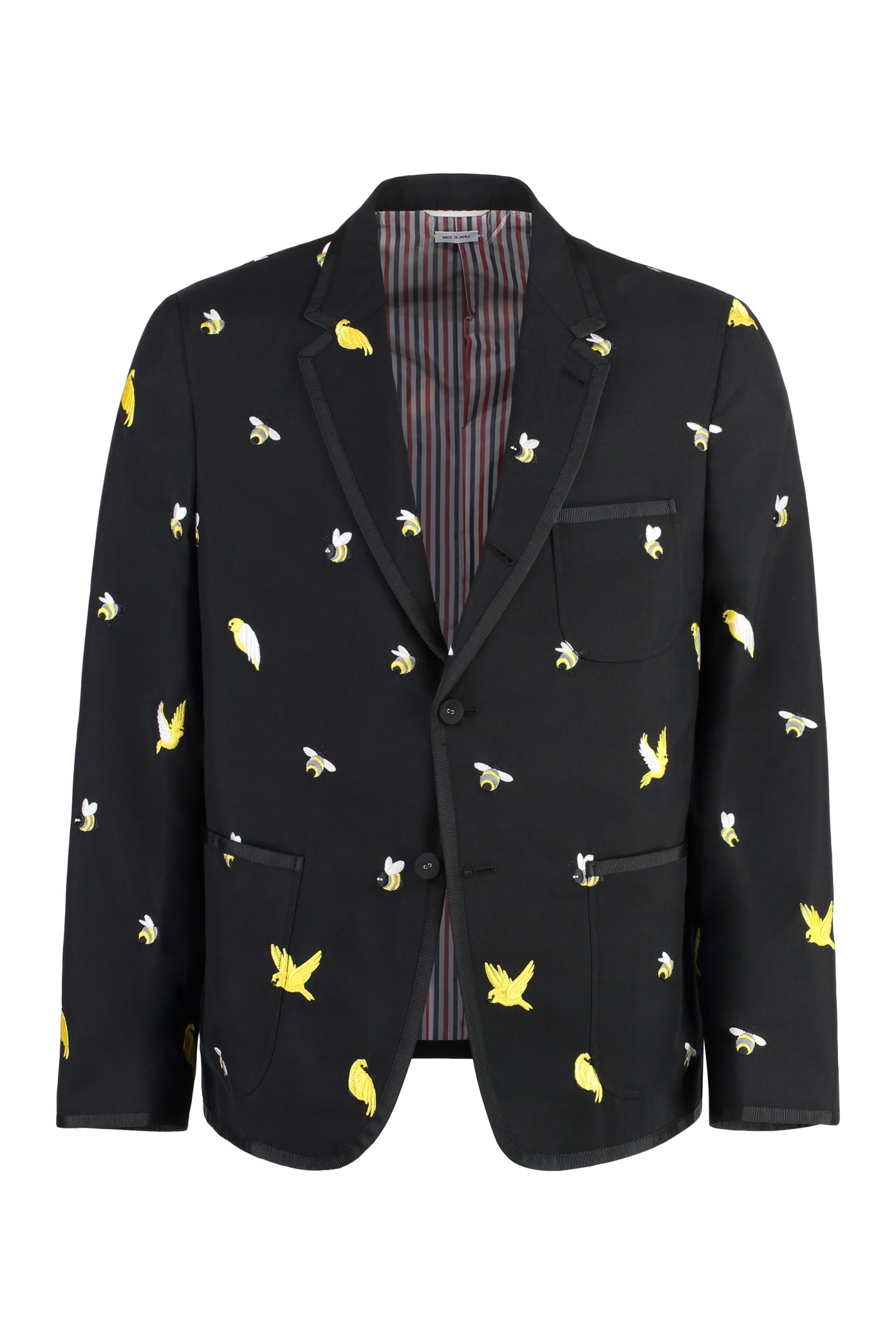 Shop Thom Browne Single-breasted Two-button Jacket In Black