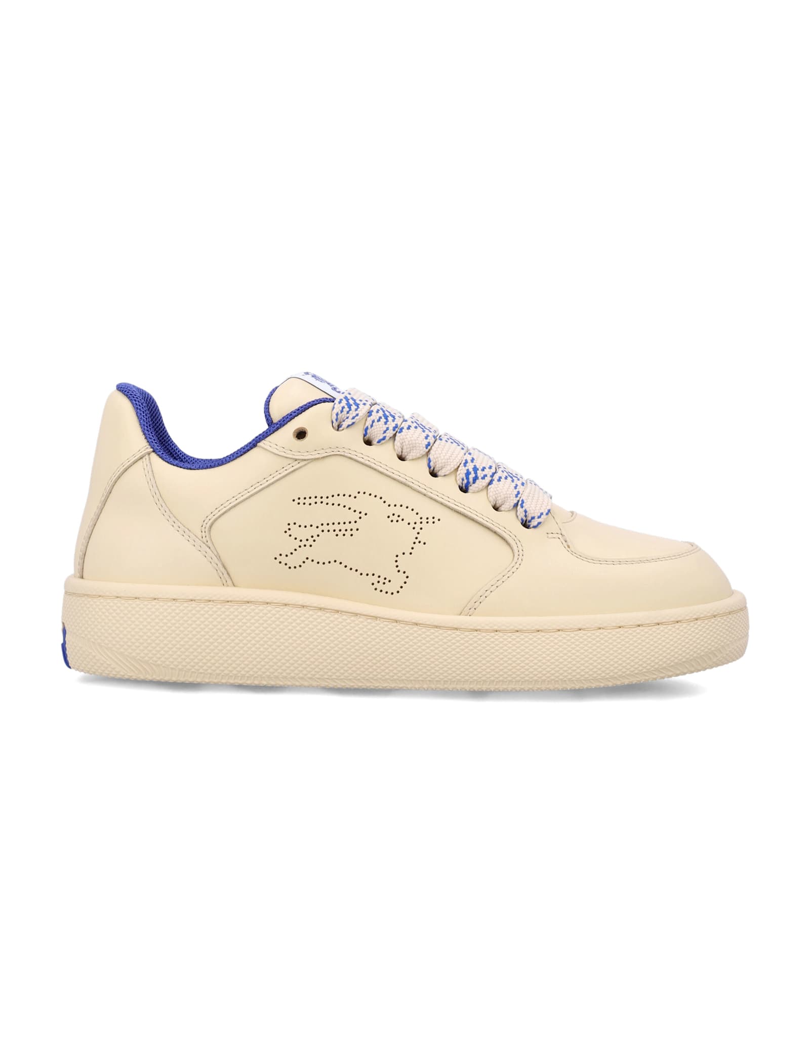 Shop Burberry Lf Stock Sneakers In Vanilla