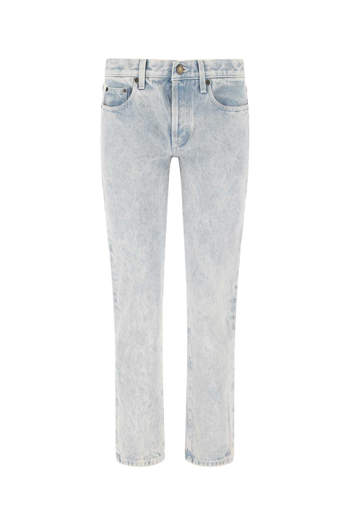 Shop Saint Laurent Denim Jeans In 4471