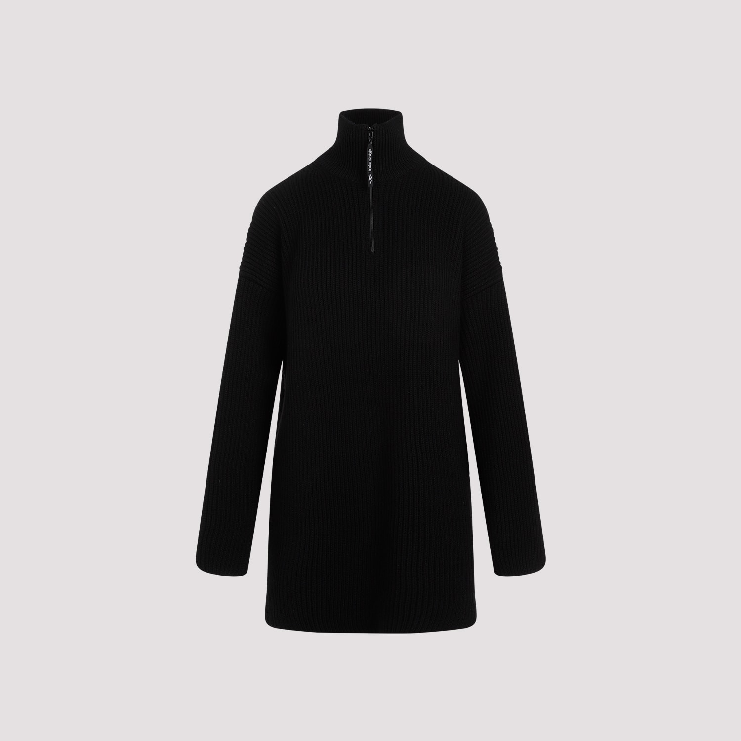 Shop Balenciaga Wool Pullover In Black