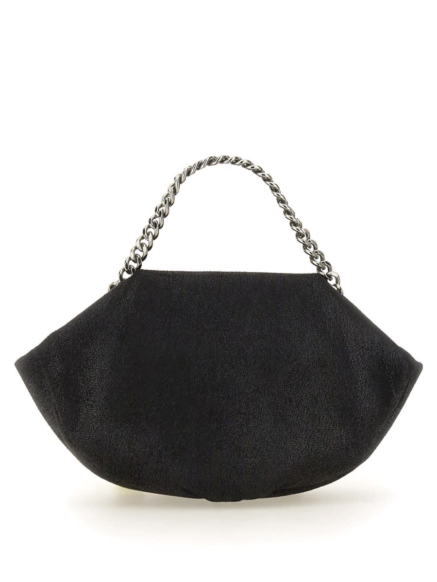 Stella Mccartney Shoulder Bag In Black Polyester In Black