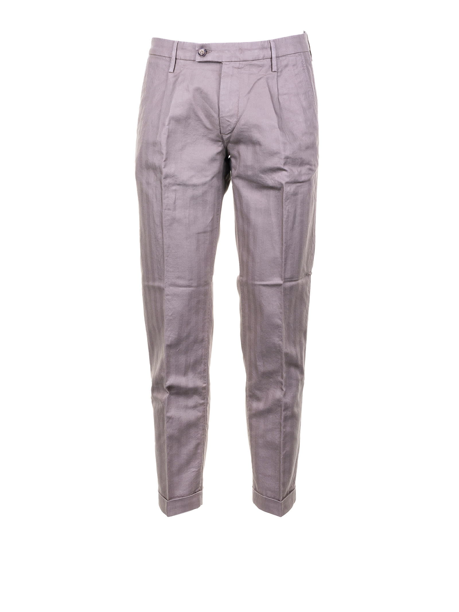 Re-HasH Mens Trousers Dove Grey