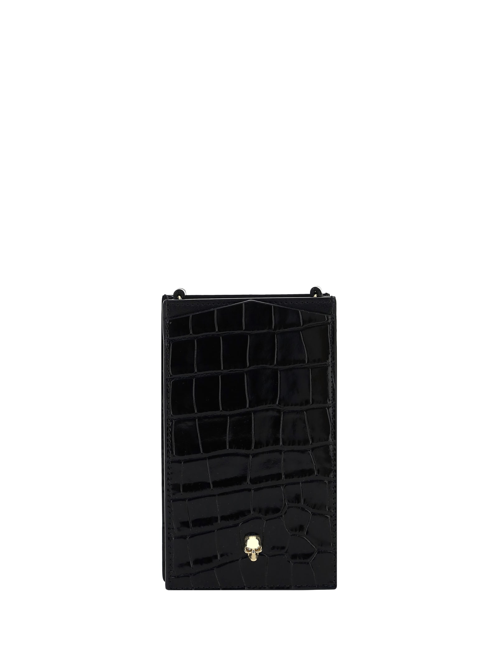 Shop Alexander Mcqueen Phone Case In Black