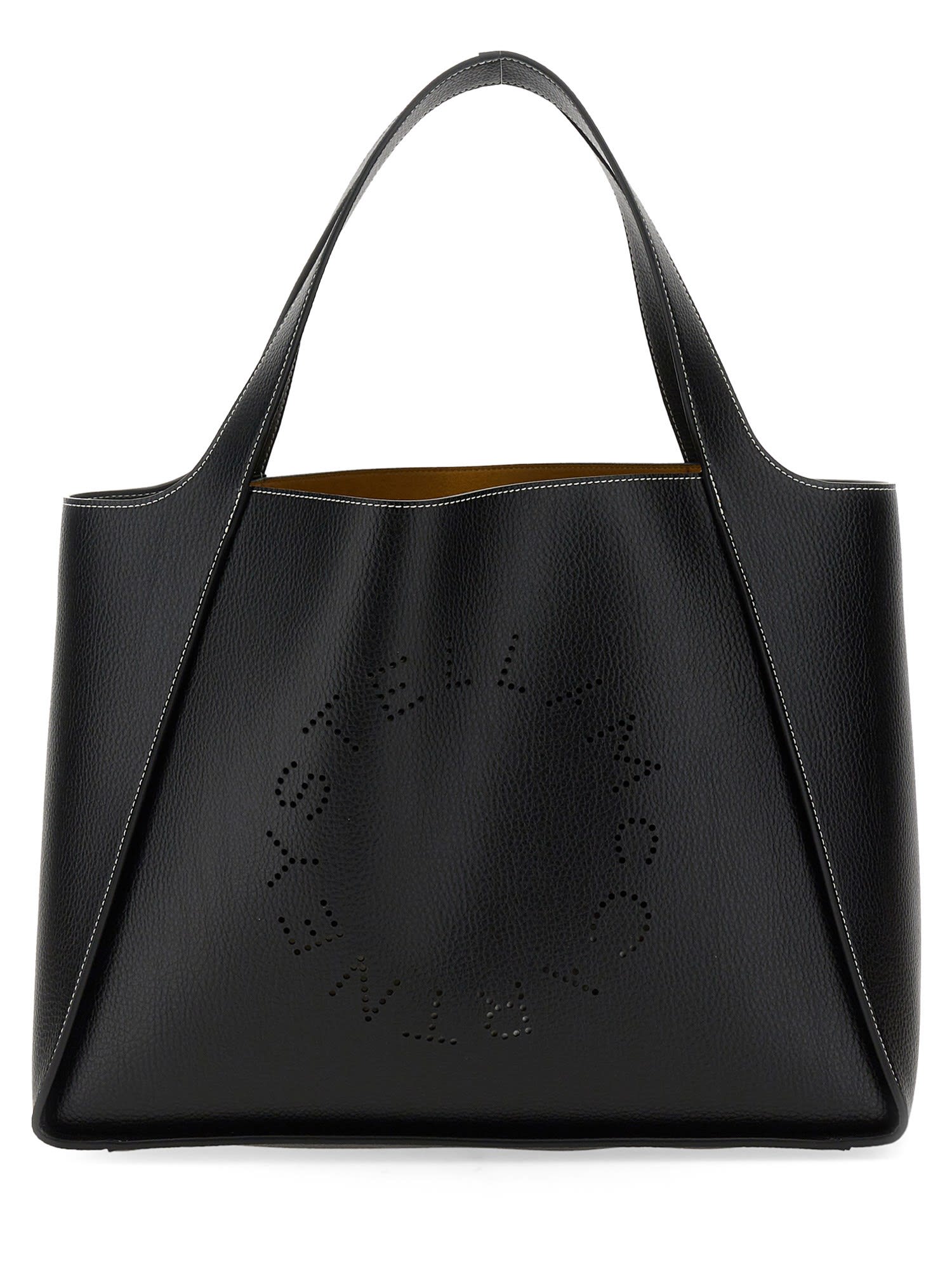 Stella Mccartney Tote Bag With Logo In Black