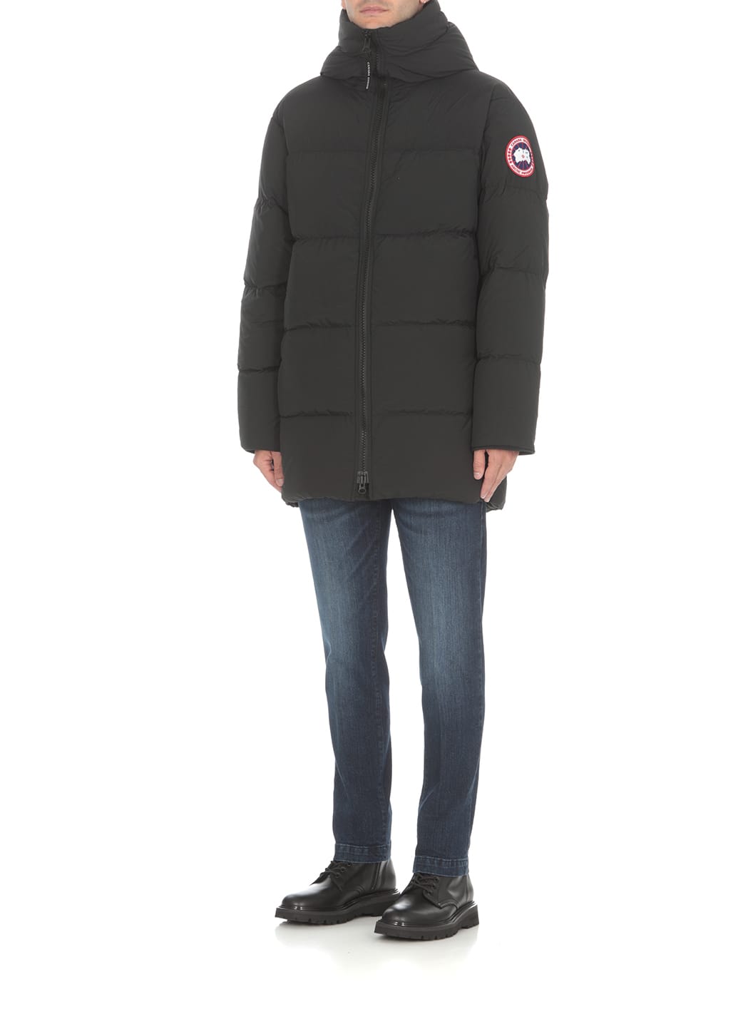 Shop Canada Goose Lawrence Puffer Down Jacket In Black