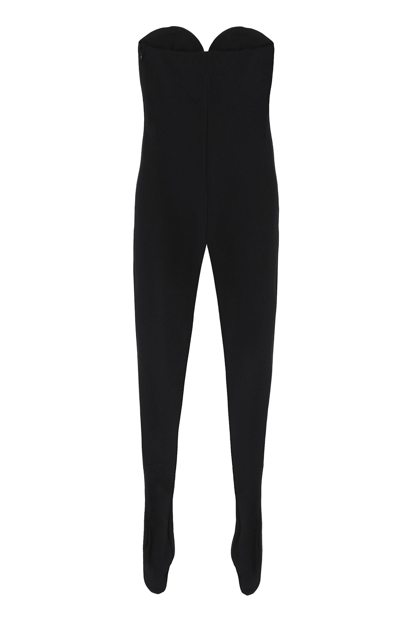 Sergio Rossi X Wolford - Techno Fabric Jumpsuit In Black