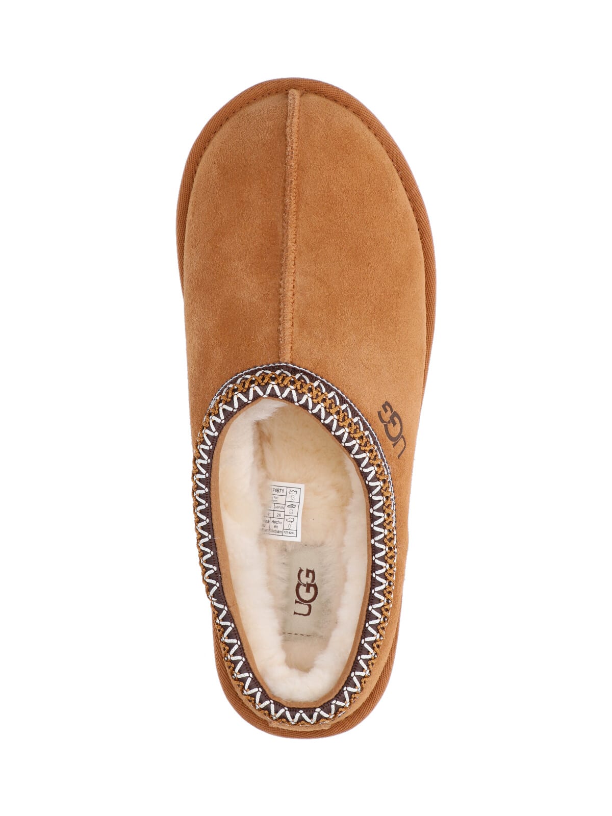 Ugg 10mm Tasman Shearling Loafers In Nude