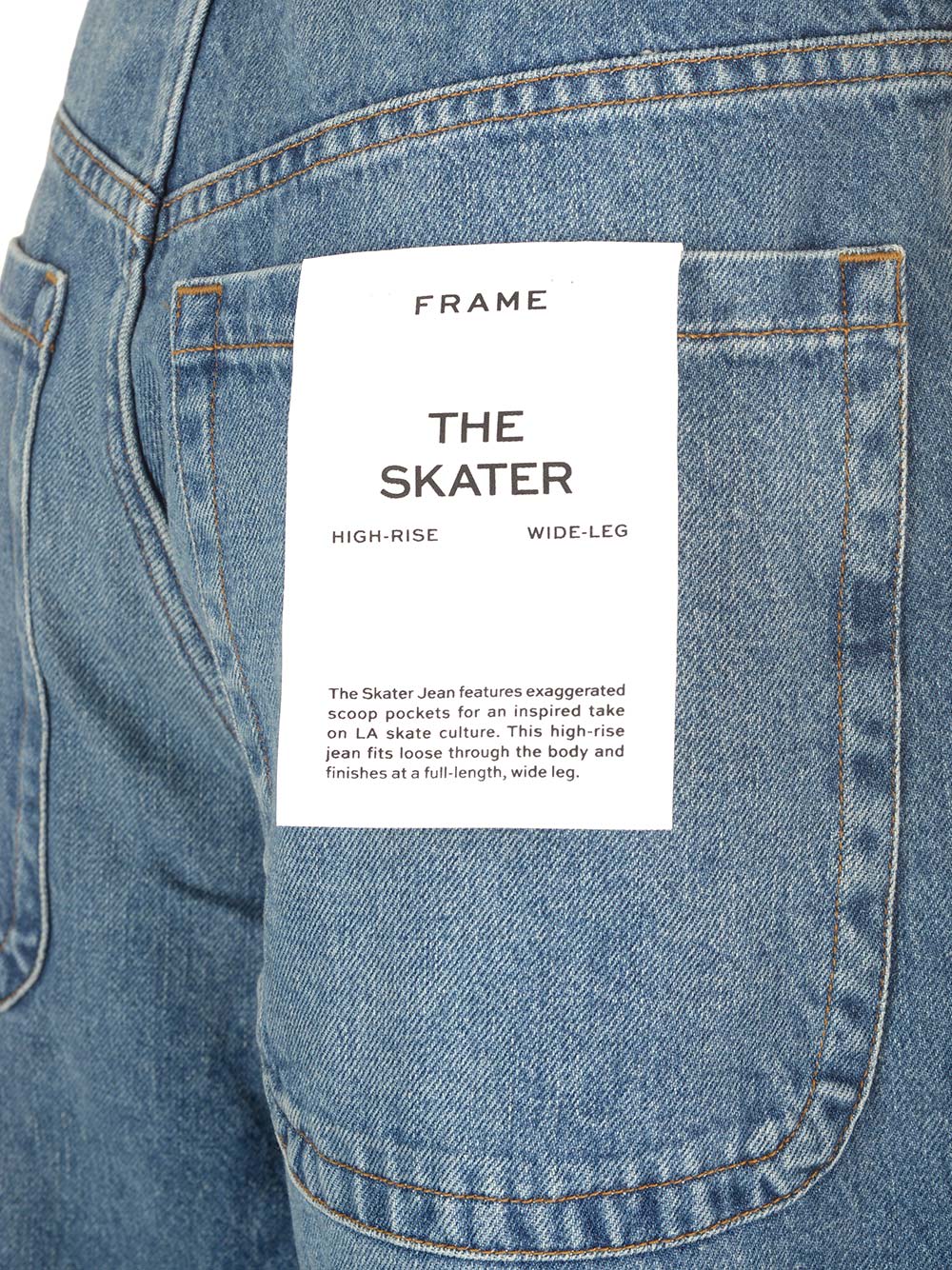 Shop Frame Skater Jean Jeans In Blue