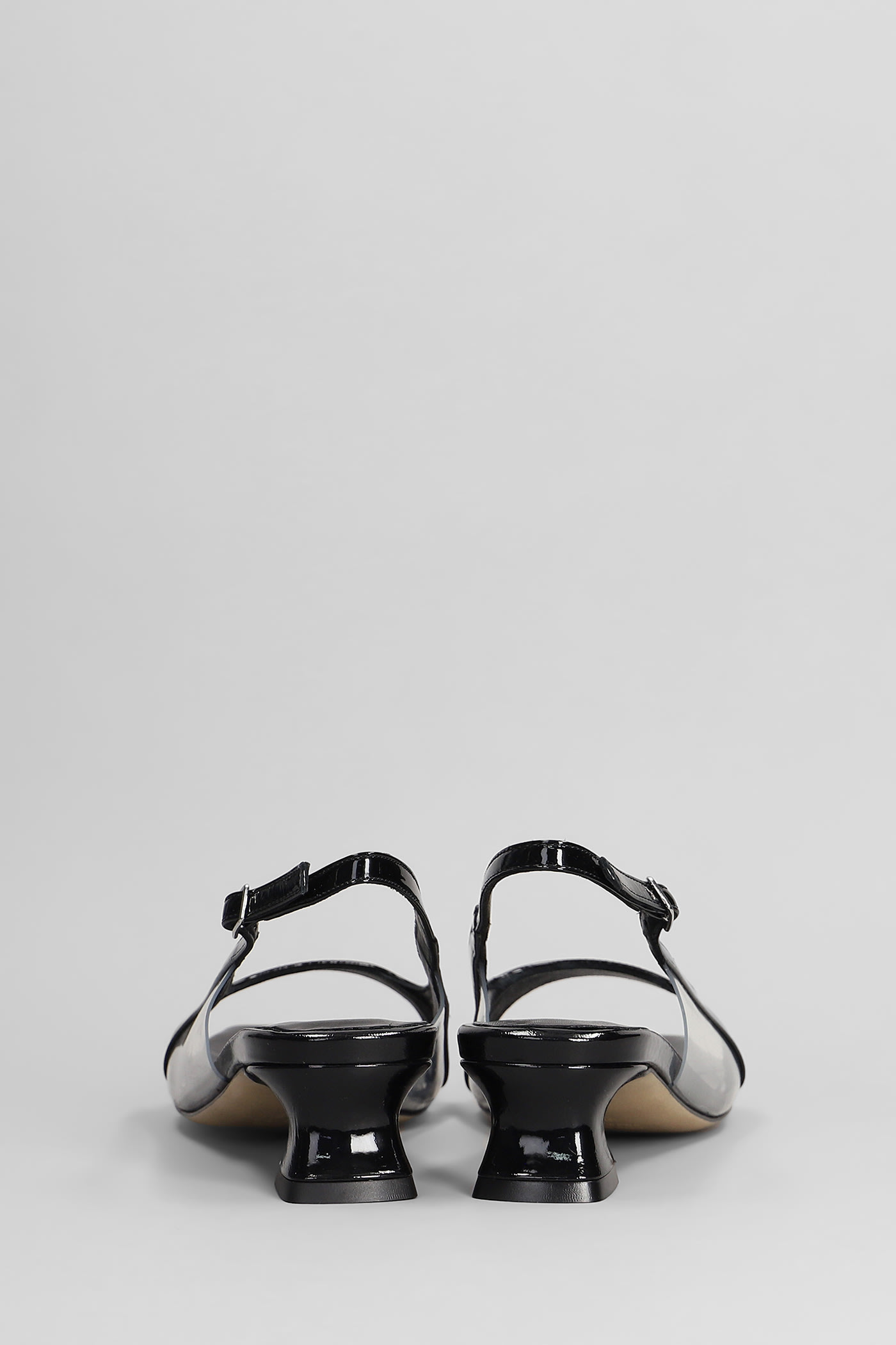 Alchimia Sandals In Black Patent Leather