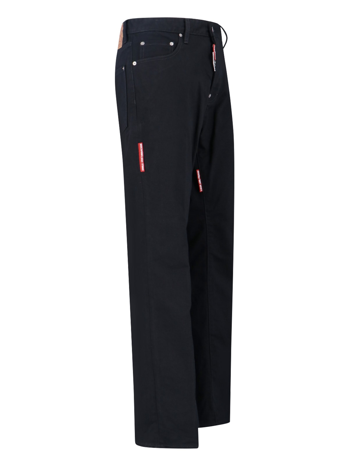 Dsquared2 Dsquared Black Denim Dsquared X Magliano Protesta 642 Jeans In Black