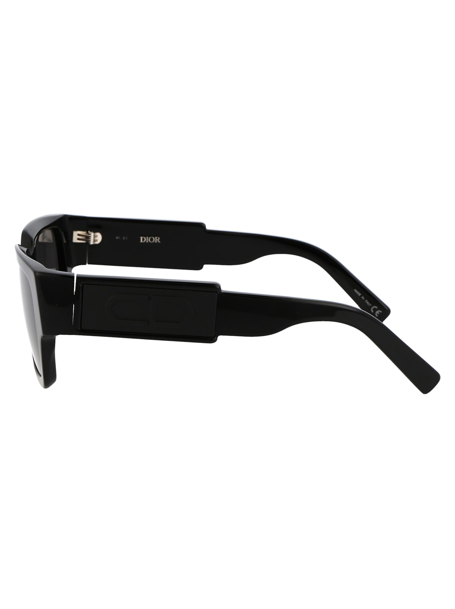 Shop Dior Cd Su Sunglasses In 10a0 Black/other / Blue