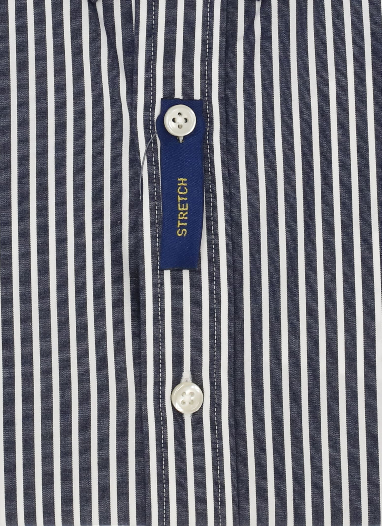 Polo Ralph Lauren Striped Pattern Button-down Collar Long Sleeves In Blue