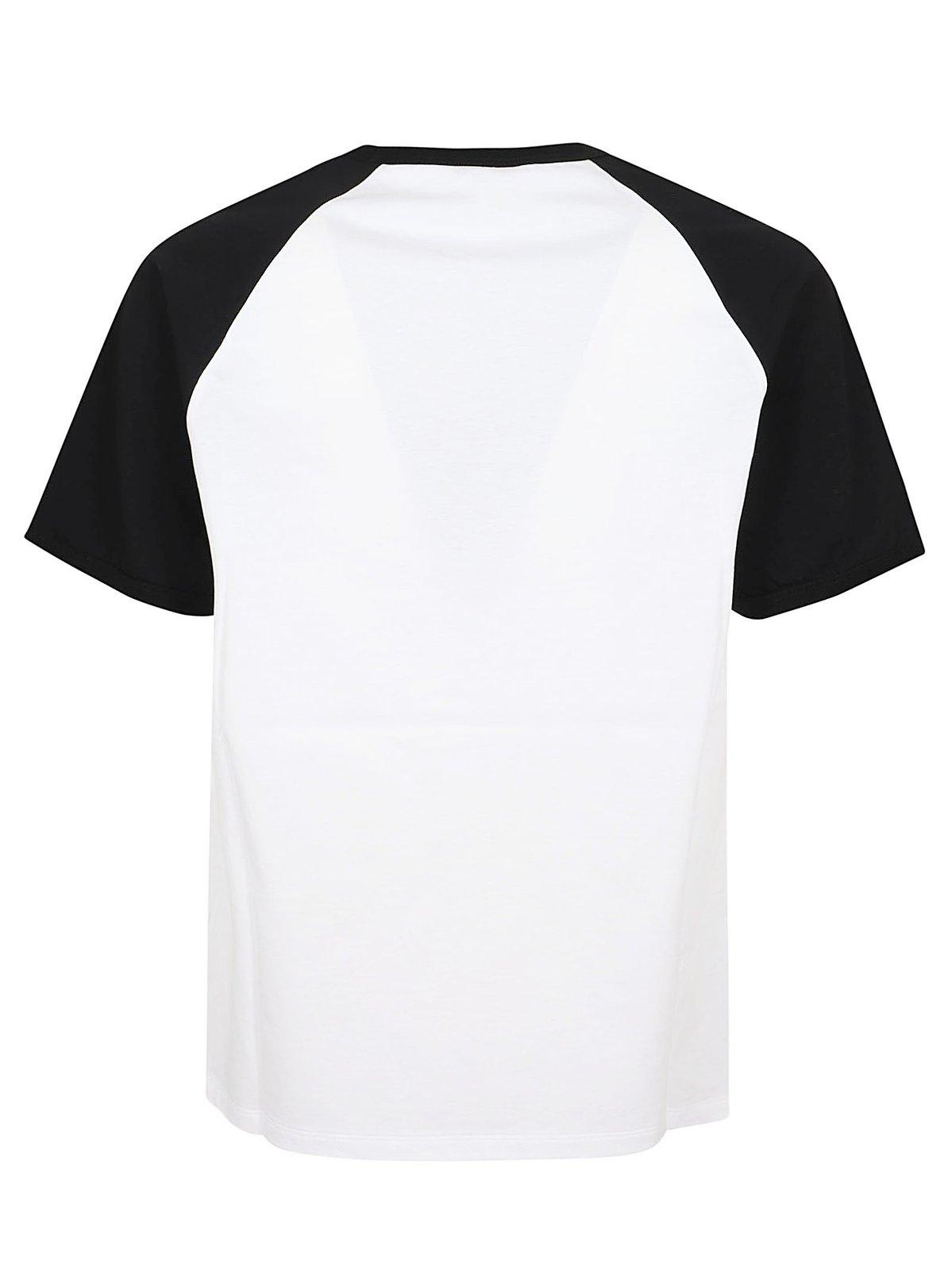 Shop Alexander Mcqueen Logo Printed Crewneck T-shirt In White