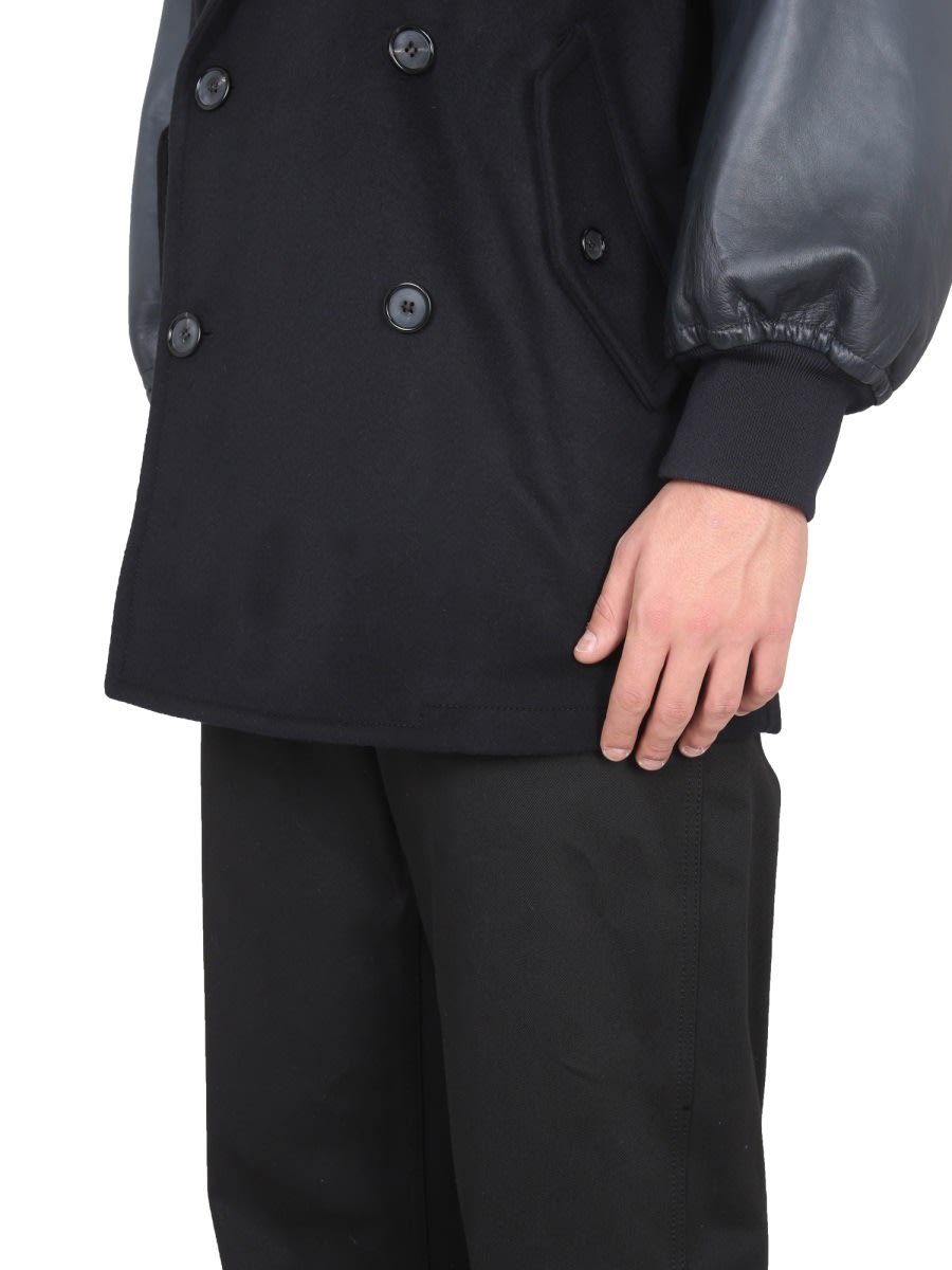 Shop Alexander Mcqueen Soft-shouldered Caban In Black