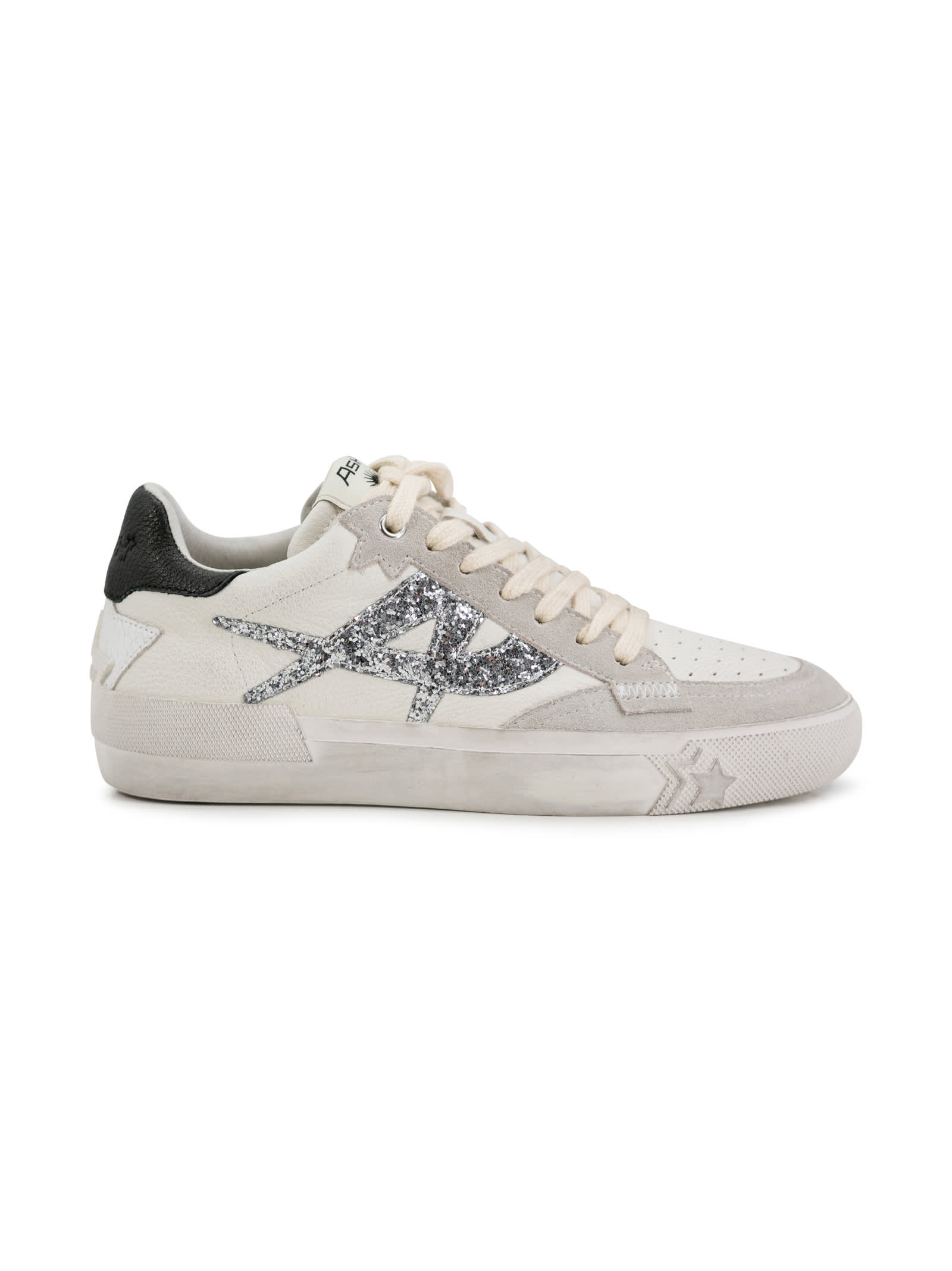 Shop Ash Blake Star-detailed Sneakers In White