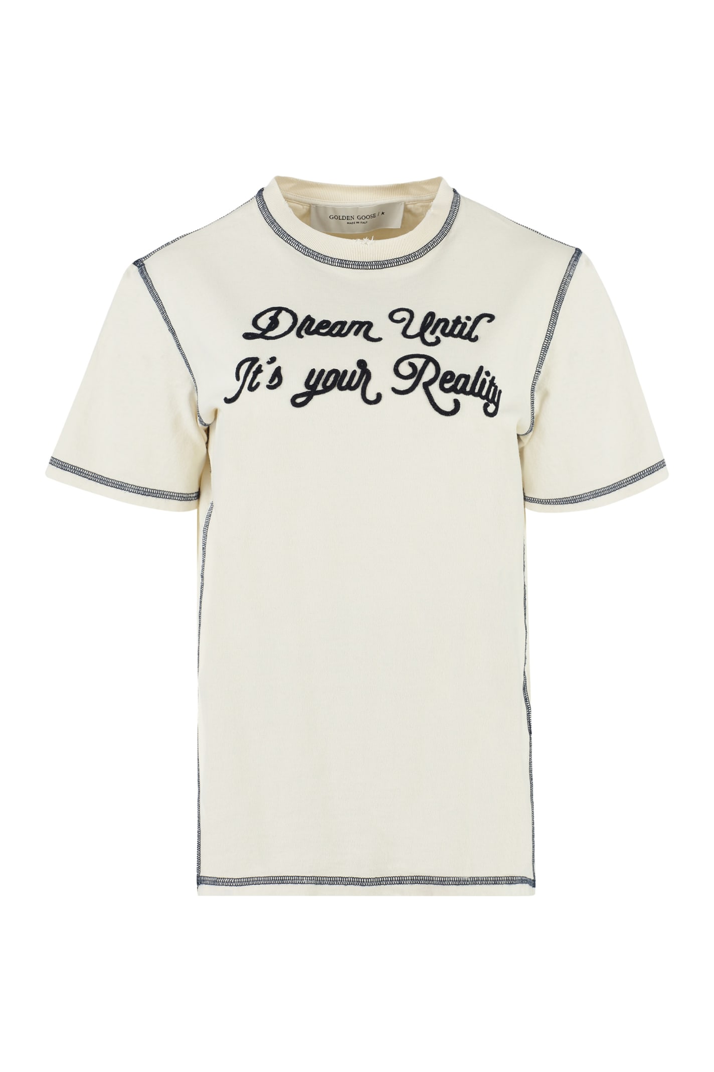 Golden Goose Embroidered Cotton T-shirt