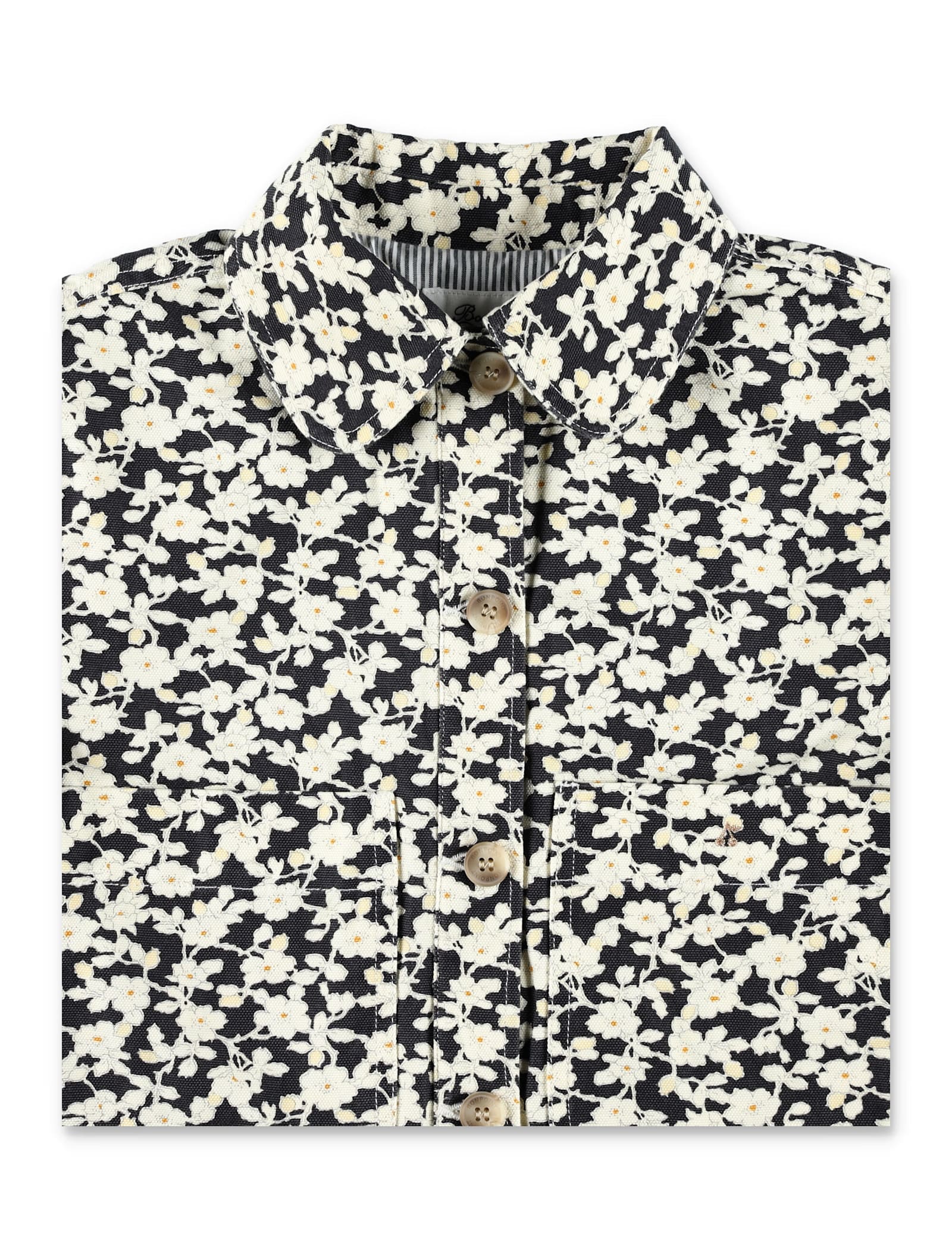 Bonpoint Jalia Liberty Denim Floral Jacket In Multi