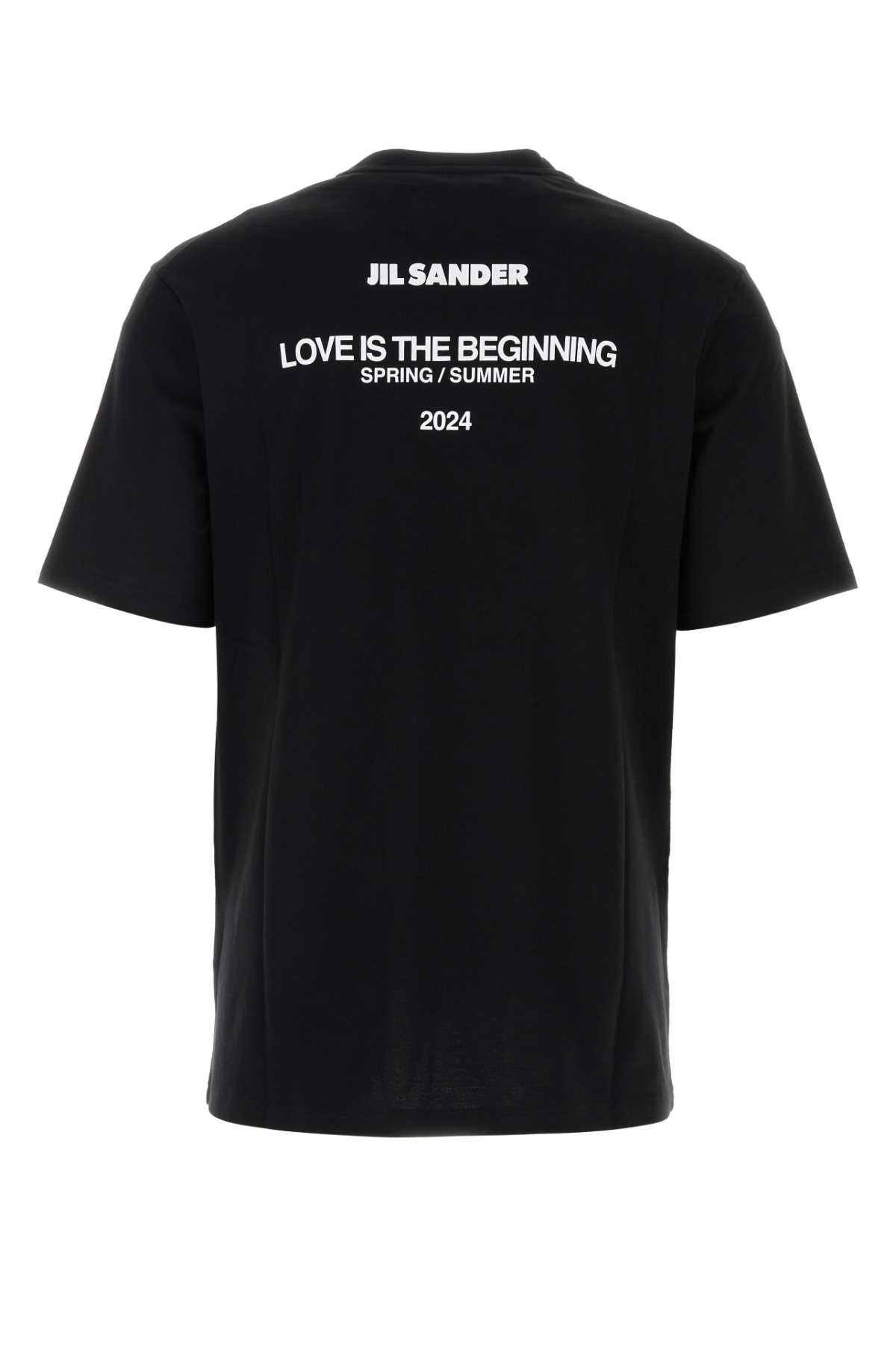 Jil Sander Black Cotton T-shirt