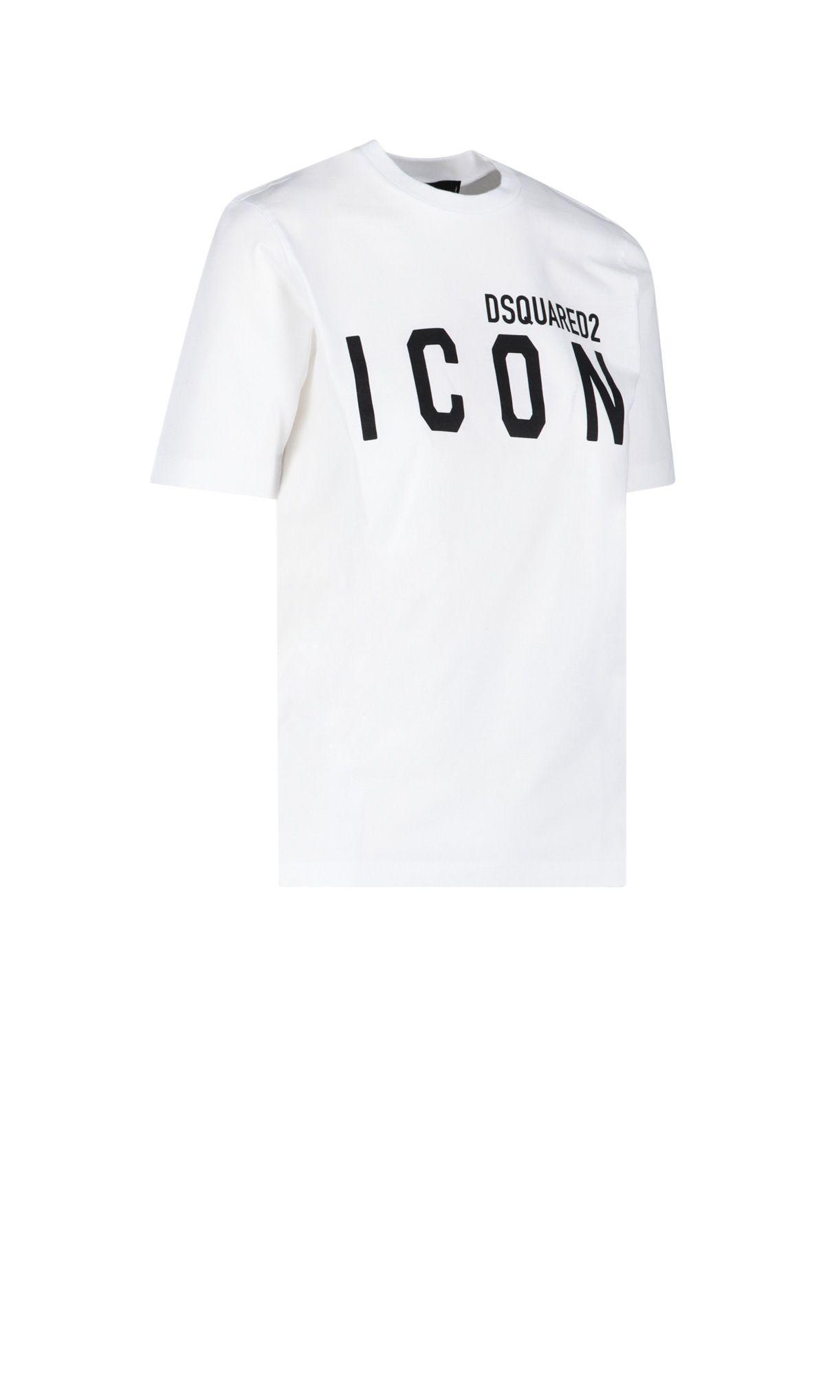 Shop Dsquared2 Icon Renny T-shirt In Bianco