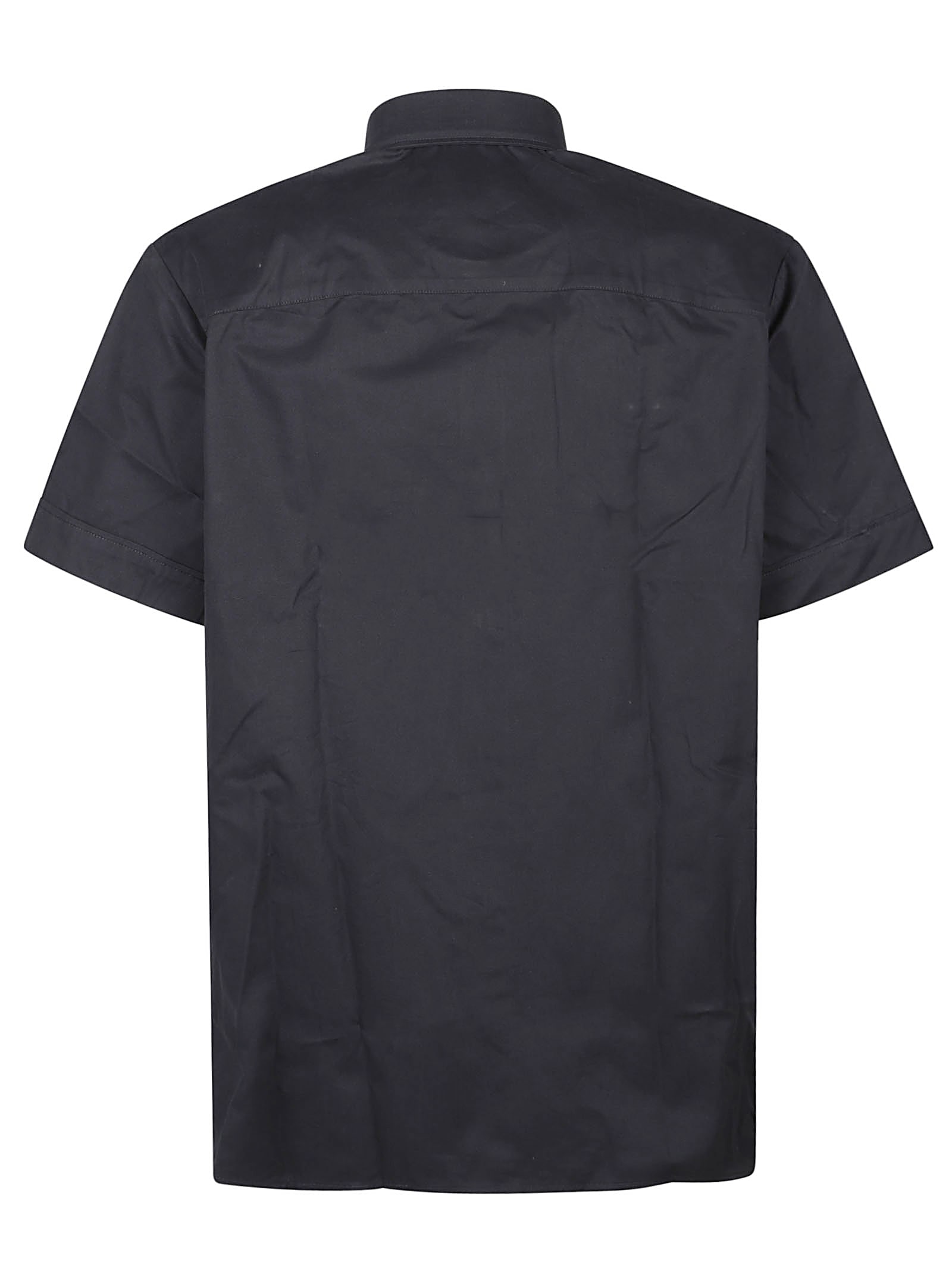 Apc Short Sleeve Ross Shirt In Iak Dark Navy