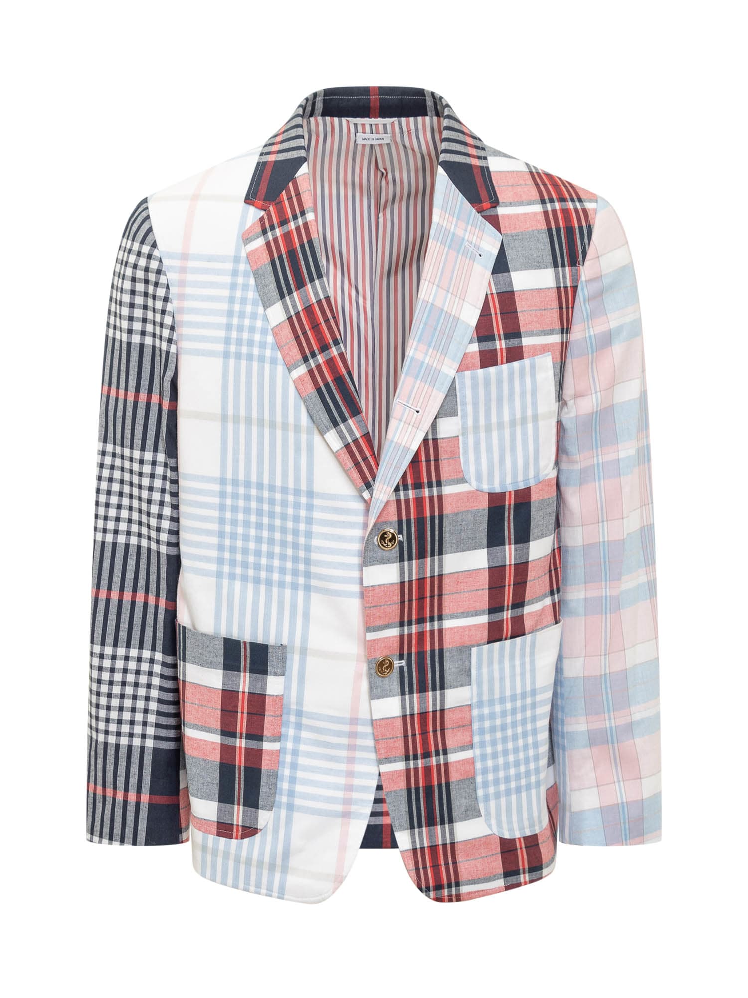 Shop Thom Browne Funmix Jacket In Rwbwht