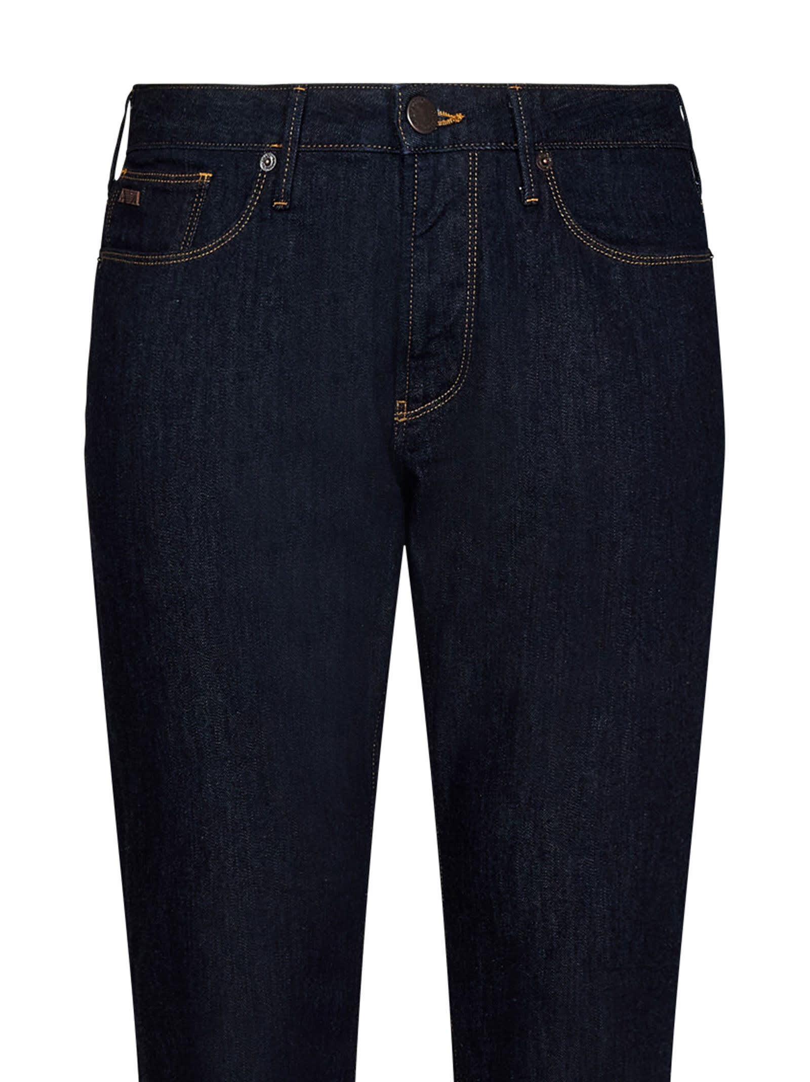 Shop Emporio Armani J06 Jeans In Blue