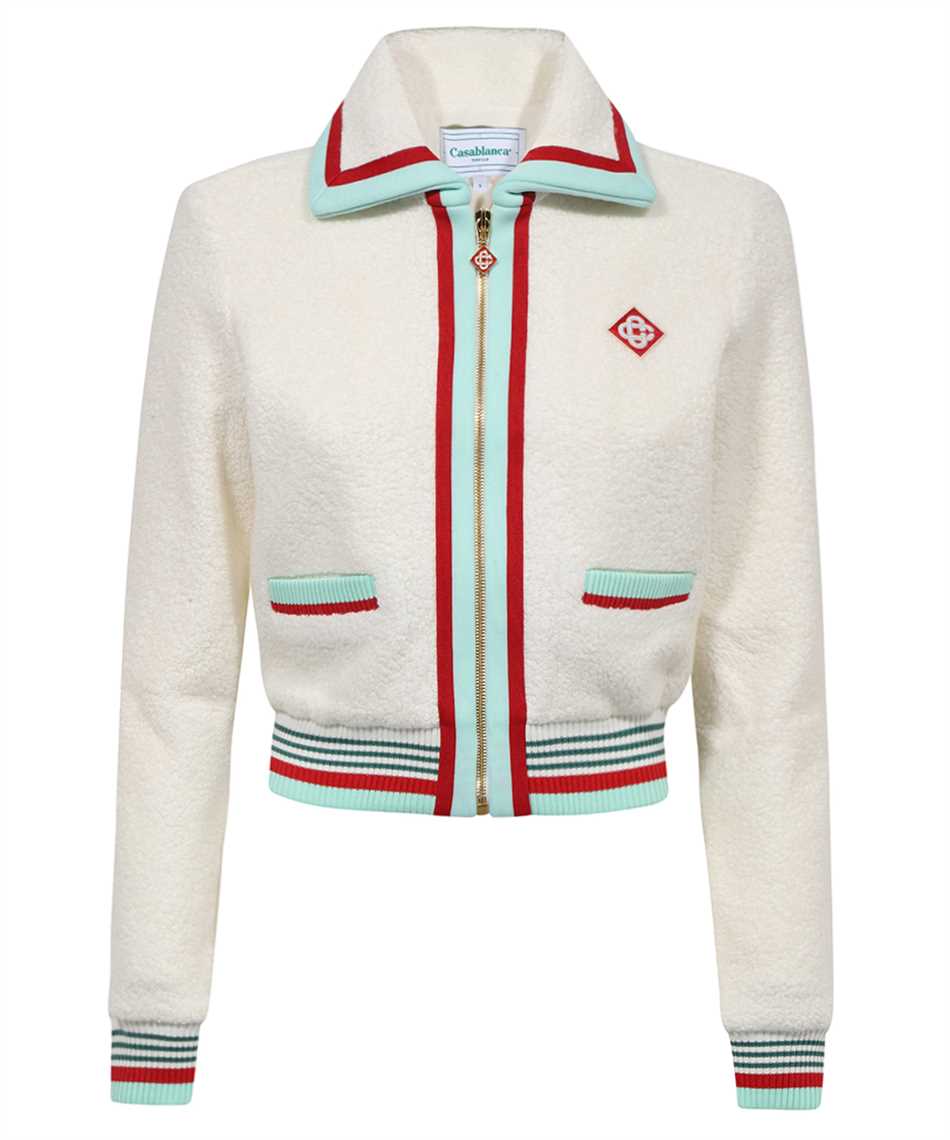 Casablanca Fleece Sweatshirt In White