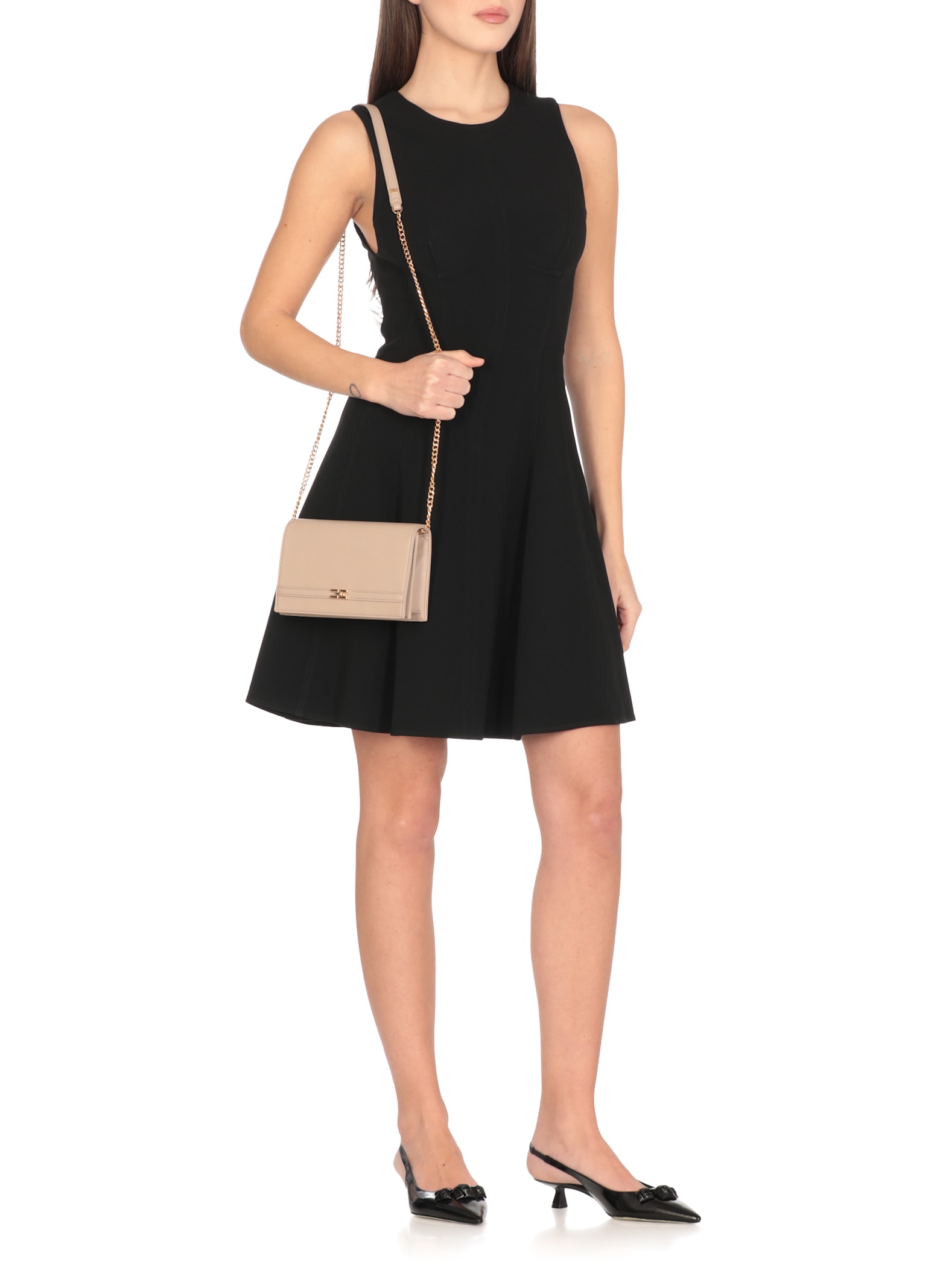 ELISABETTA FRANCHI POCHETTE WITH LOGO