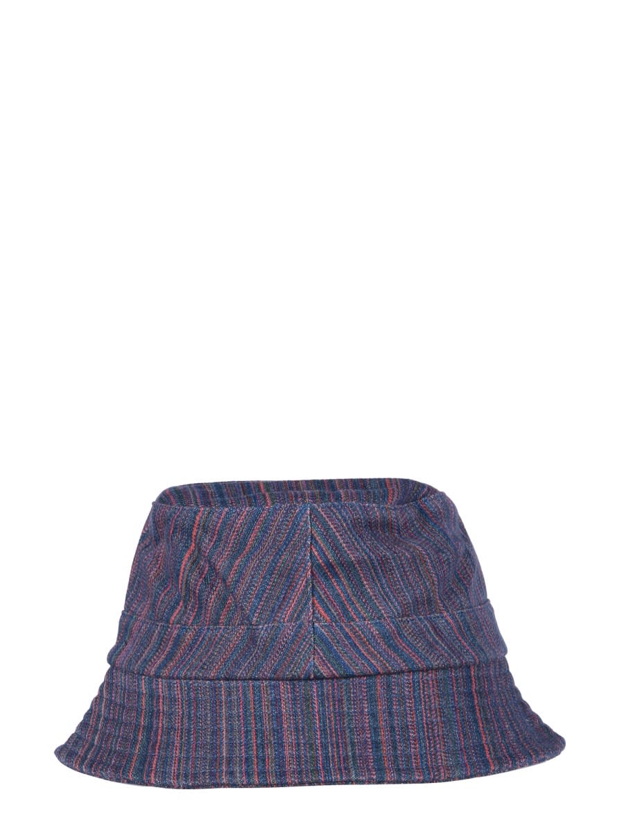 Shop Ymc You Must Create Denim Bucket Hat In Multicolour