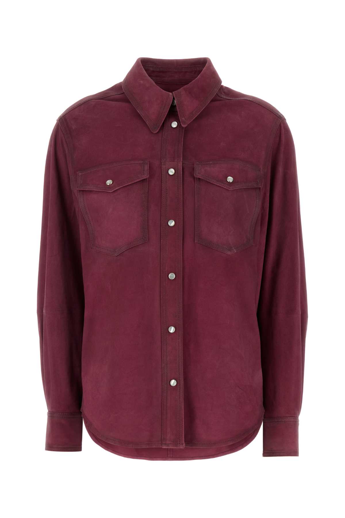 Isabel Marant Fuchsia Suede Danisia Shirt