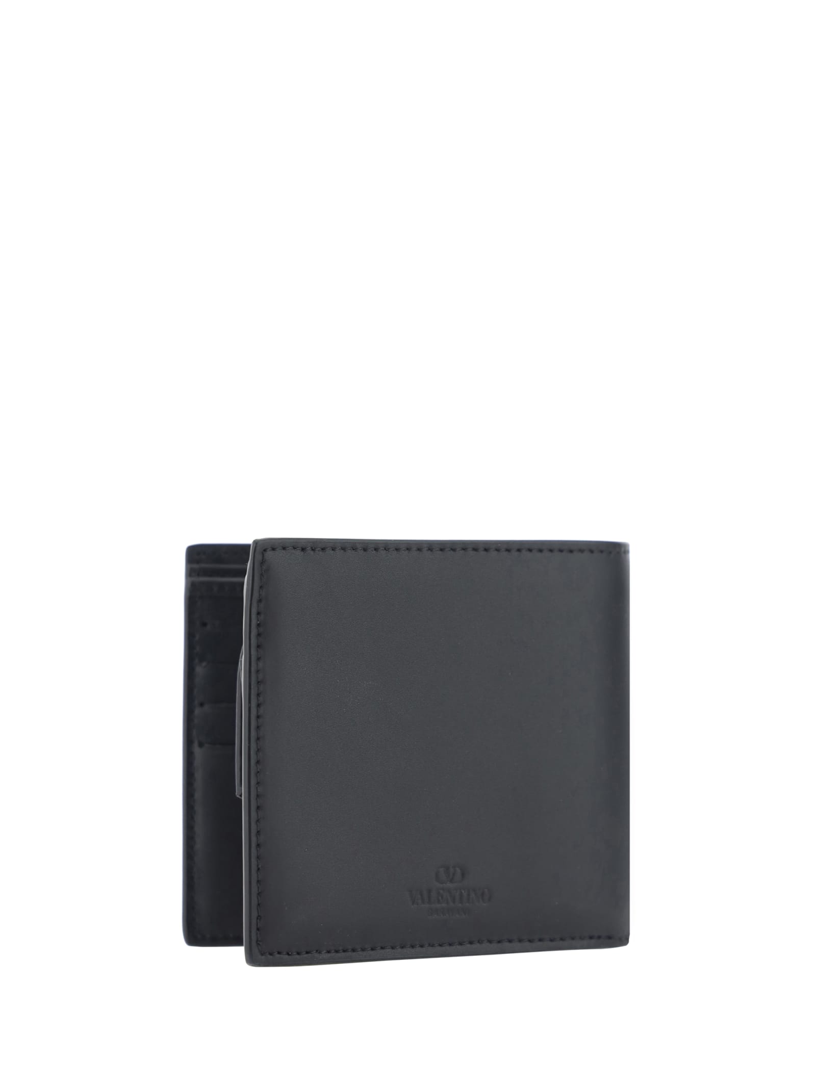 Shop Valentino Garavani Wallet In Black