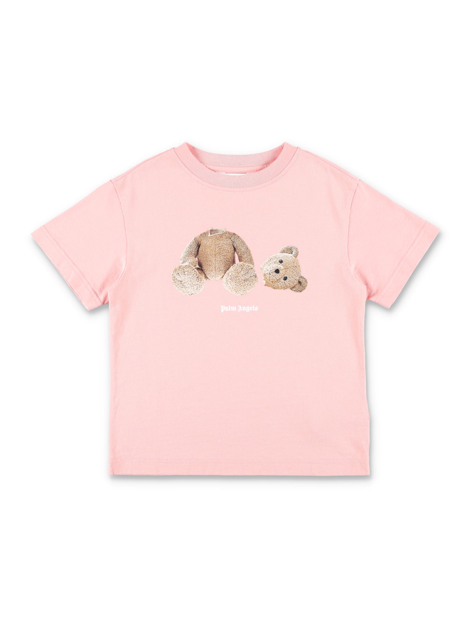 Shop Palm Angels Bear T-shirt In Pink