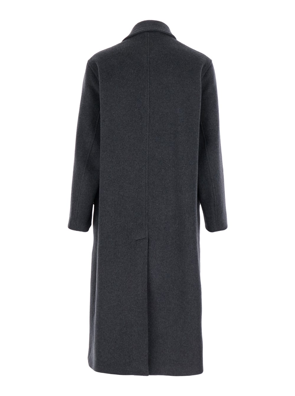 Sunflower Winter Button-fastening Pocket Coat In Gray