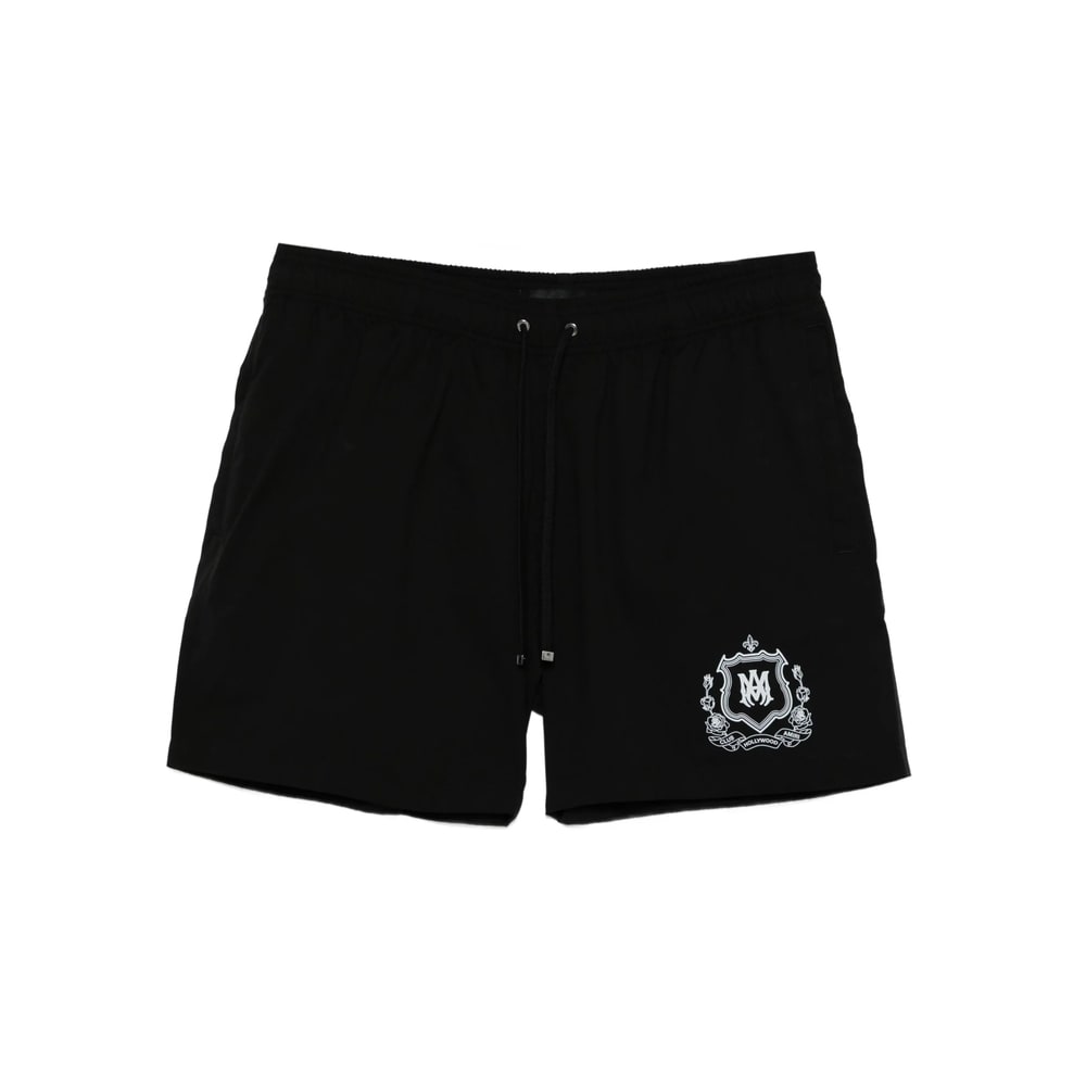 Amiri Drawstring Swimming Trunks In Black